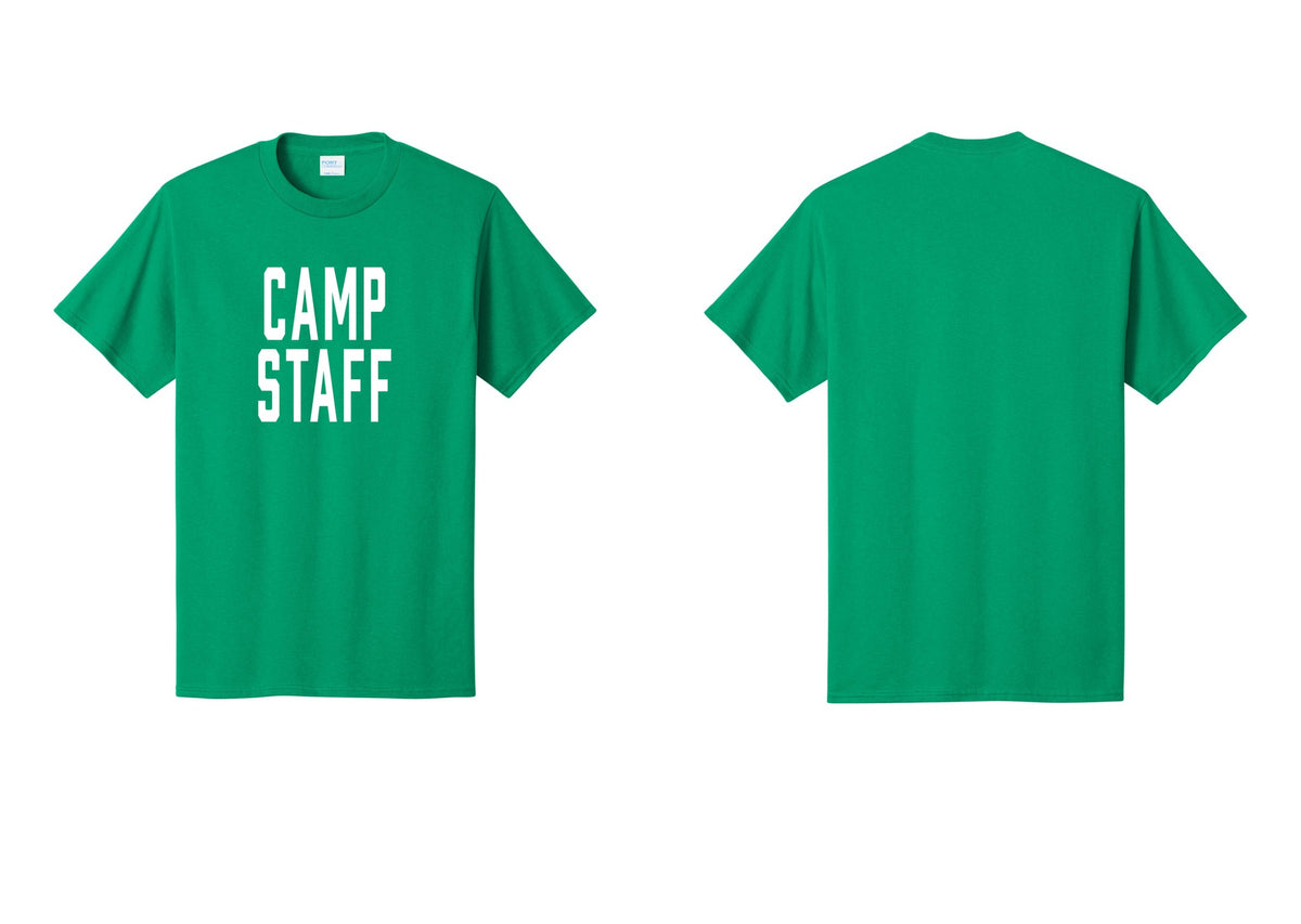 NYC Factory Unisex Camp Staff Classic T-Shirt - Front Only - Kelly