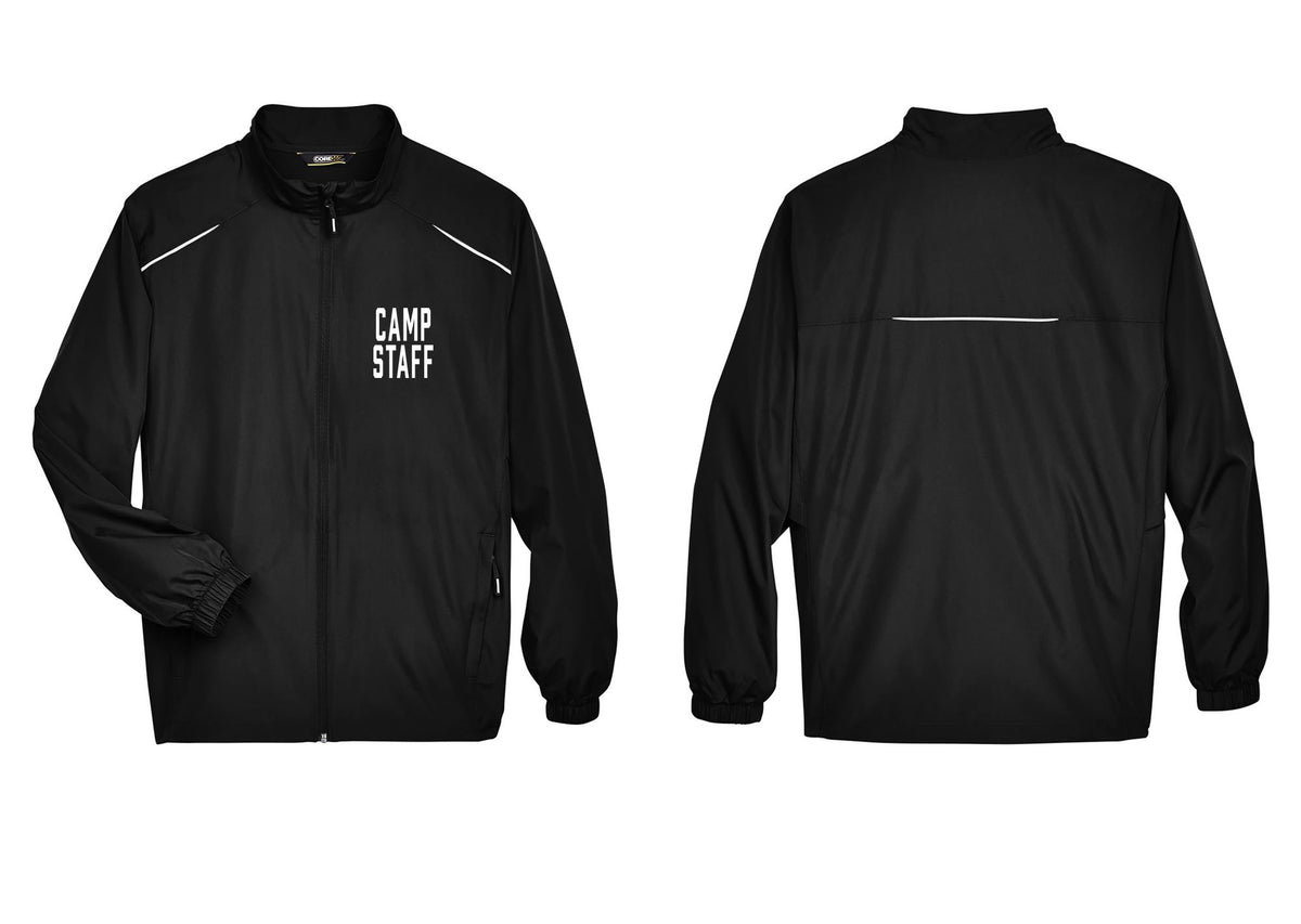 NYC Factory Camp Staff Reflective Lightweight Jacket (Classic) - Chest Only - Black