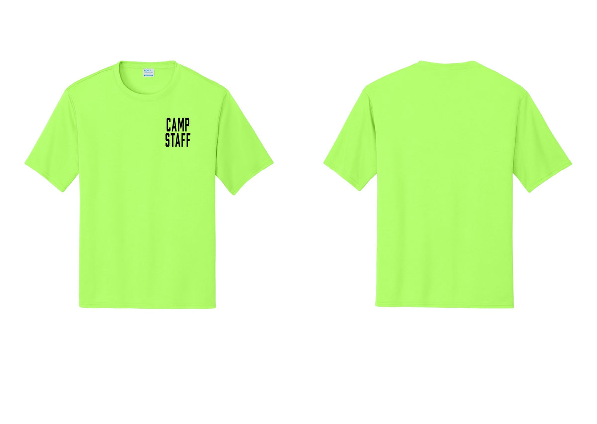 NYC Factory Camp Staff Performance T-Shirt (Classic) - Chest Only - Neon Green