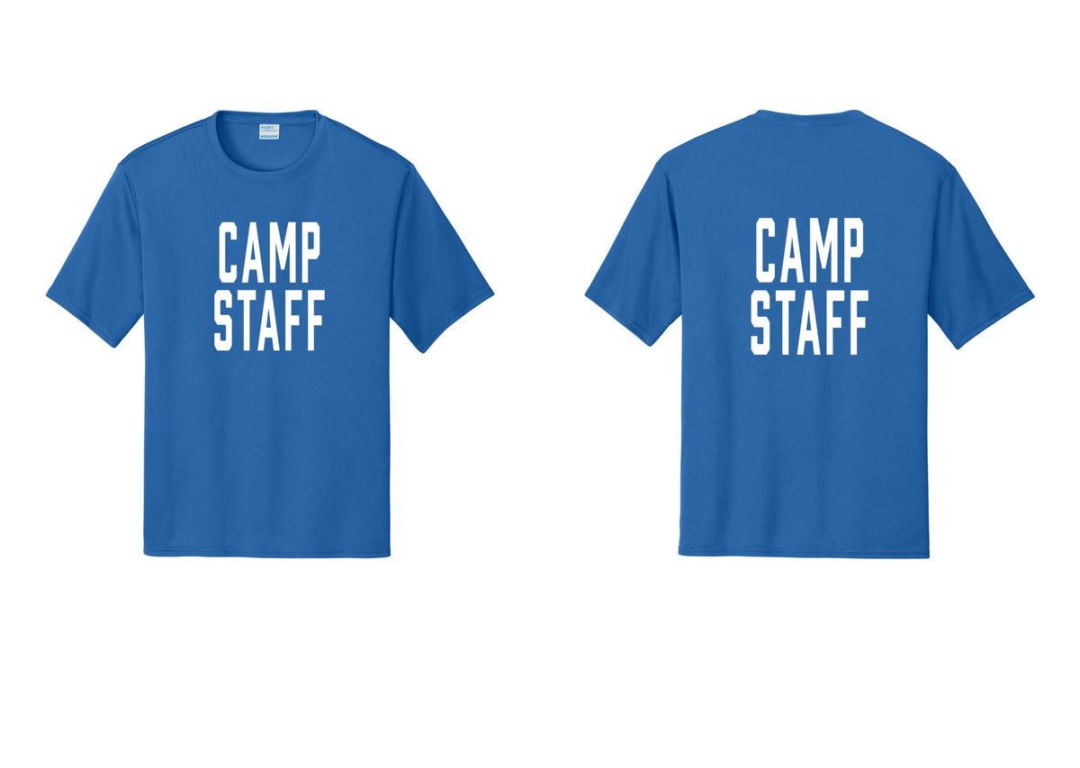 NYC Factory Camp Staff Performance T-Shirt (Classic) - Front + Back - Royal