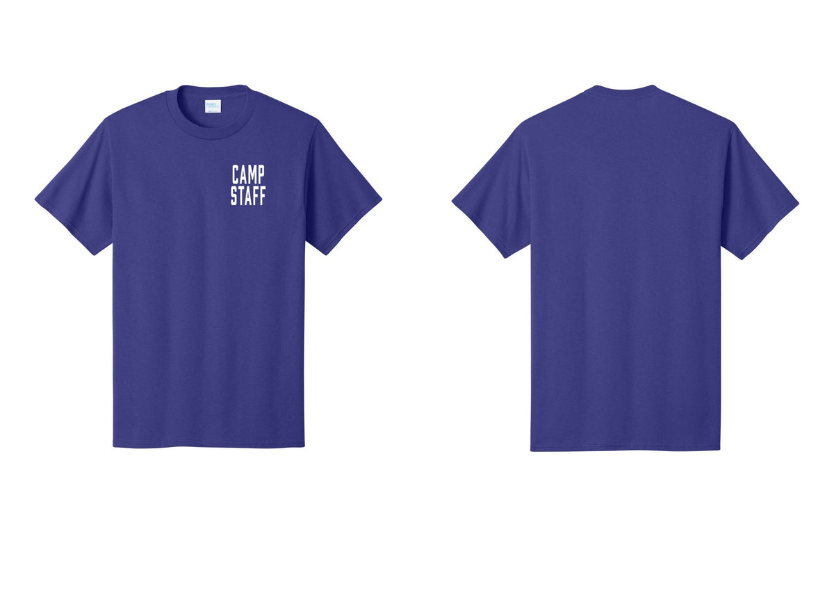 NYC Factory Unisex Camp Staff Classic T-Shirt - Chest Only - Purple