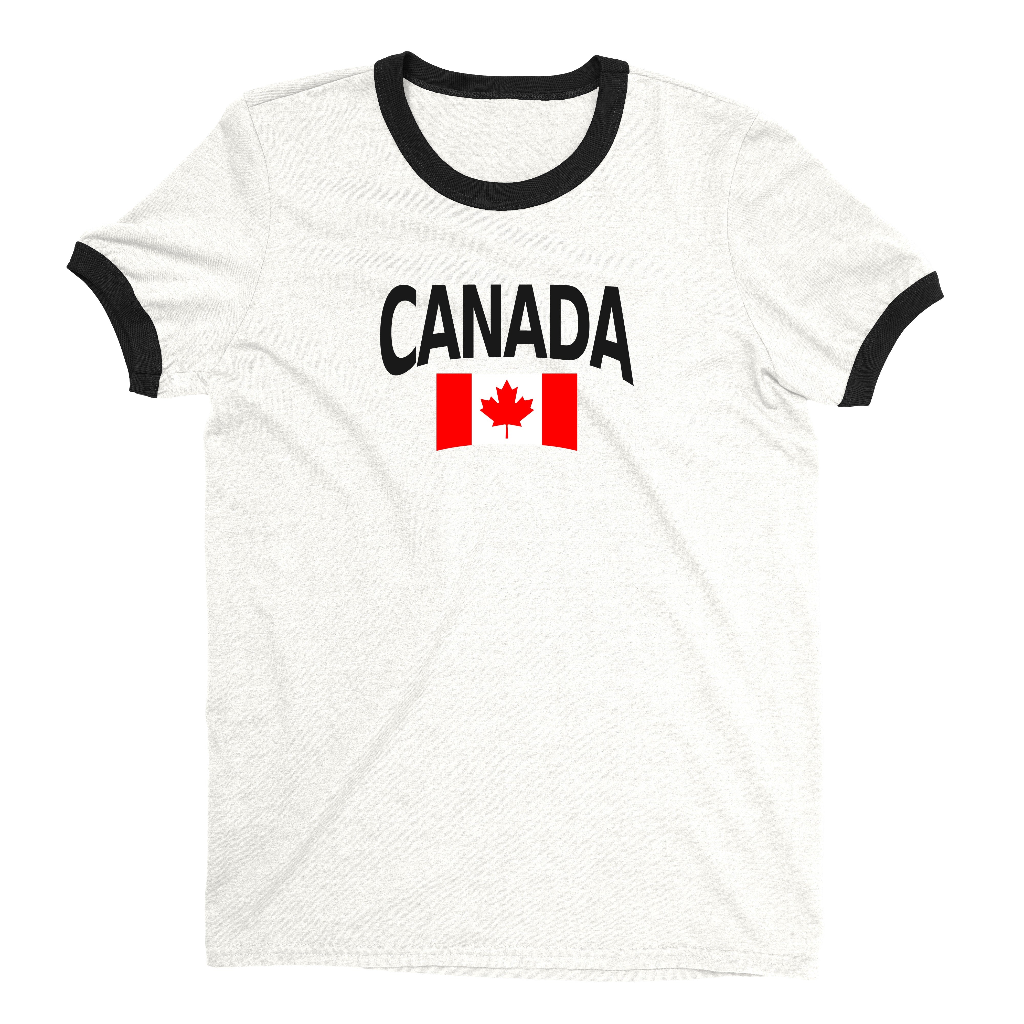 Canada World Cup Ringer Tee Unisex T-Shirt -- NYC Factory
