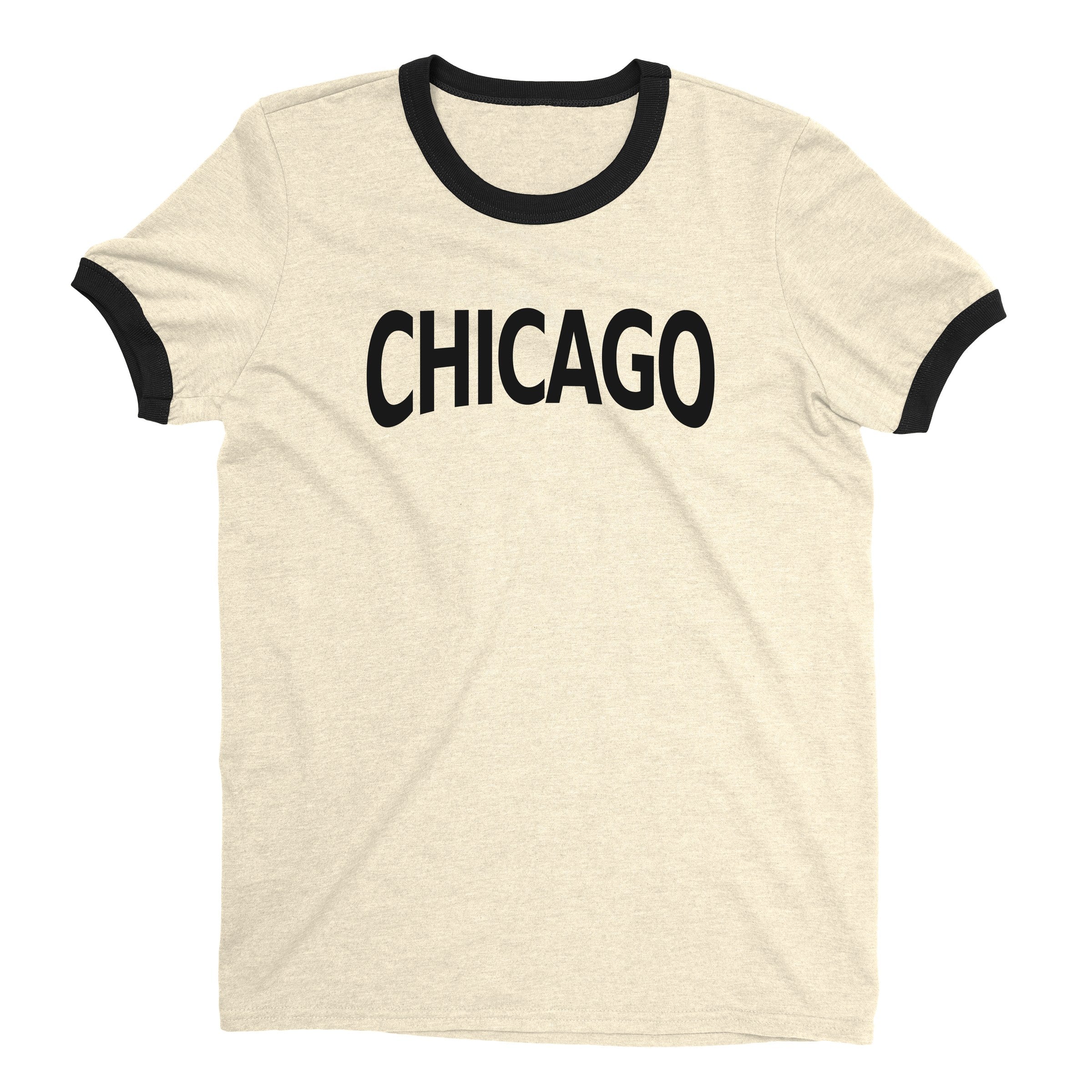 Chicago Ringer Tee — Natural