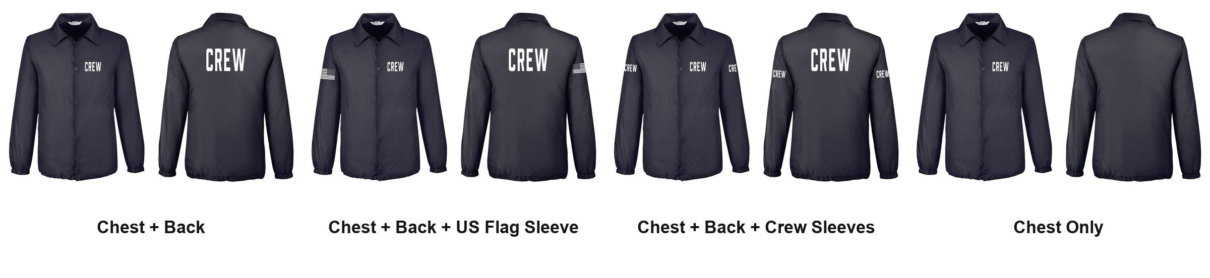 CREW print layouts