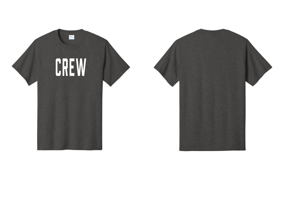 NYC Factory Crew T-Shirt for Event Staff & Production Teams (Classic) - Front Only - Dark Heather Grey