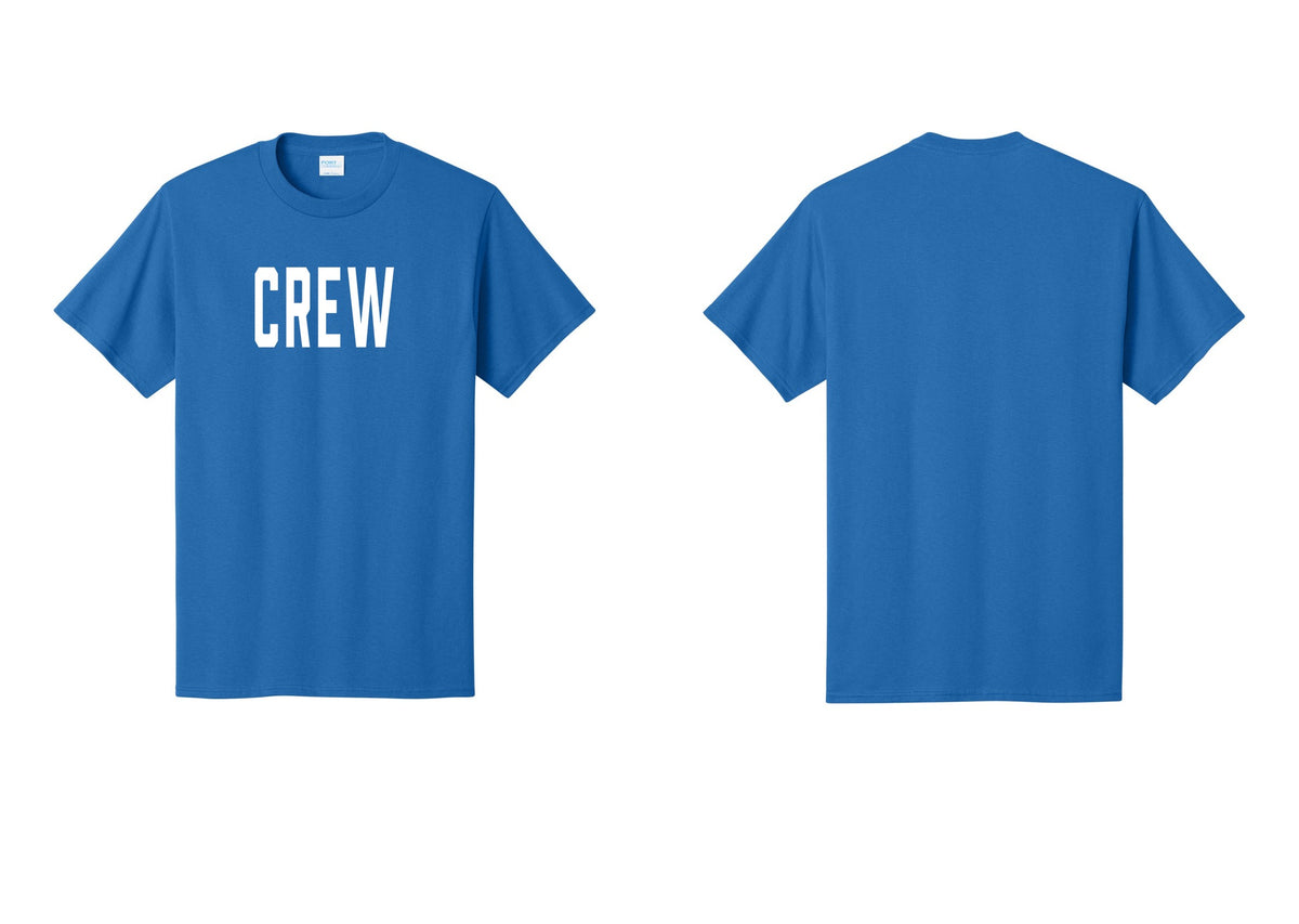 NYC Factory Crew T-Shirt for Event Staff & Production Teams (Classic) - Front Only - Royal