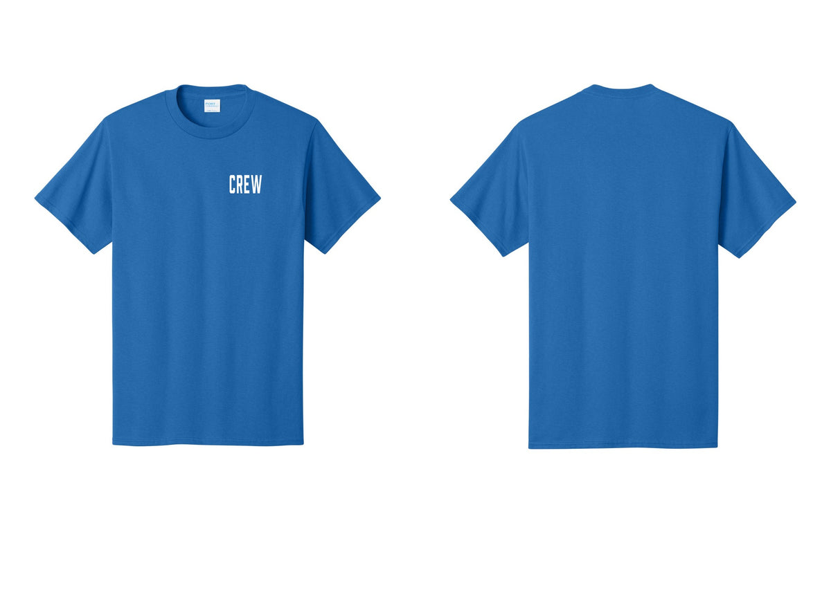 NYC Factory Crew T-Shirt for Event Staff & Production Teams (Classic) - Chest Only - Royal