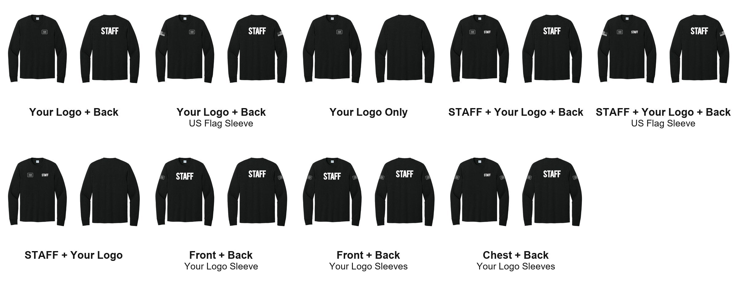 STAFF print layouts