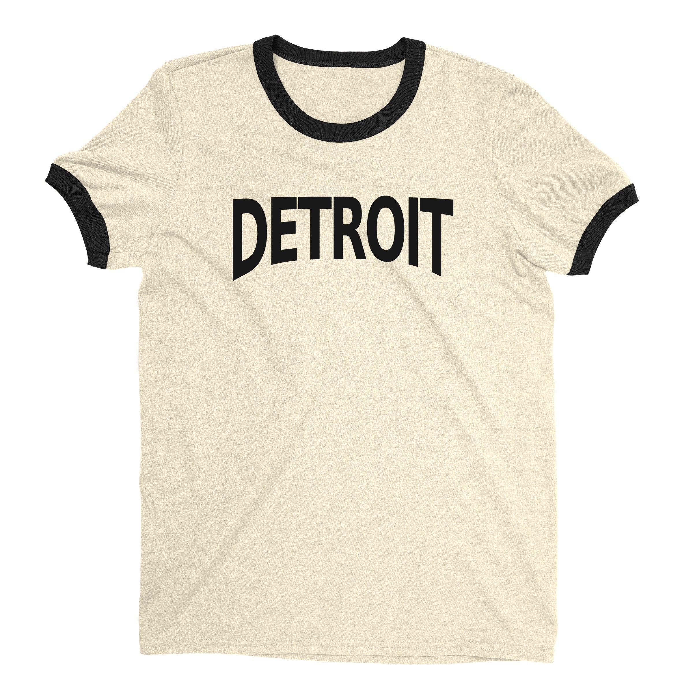 Detroit Ringer Tee — Natural