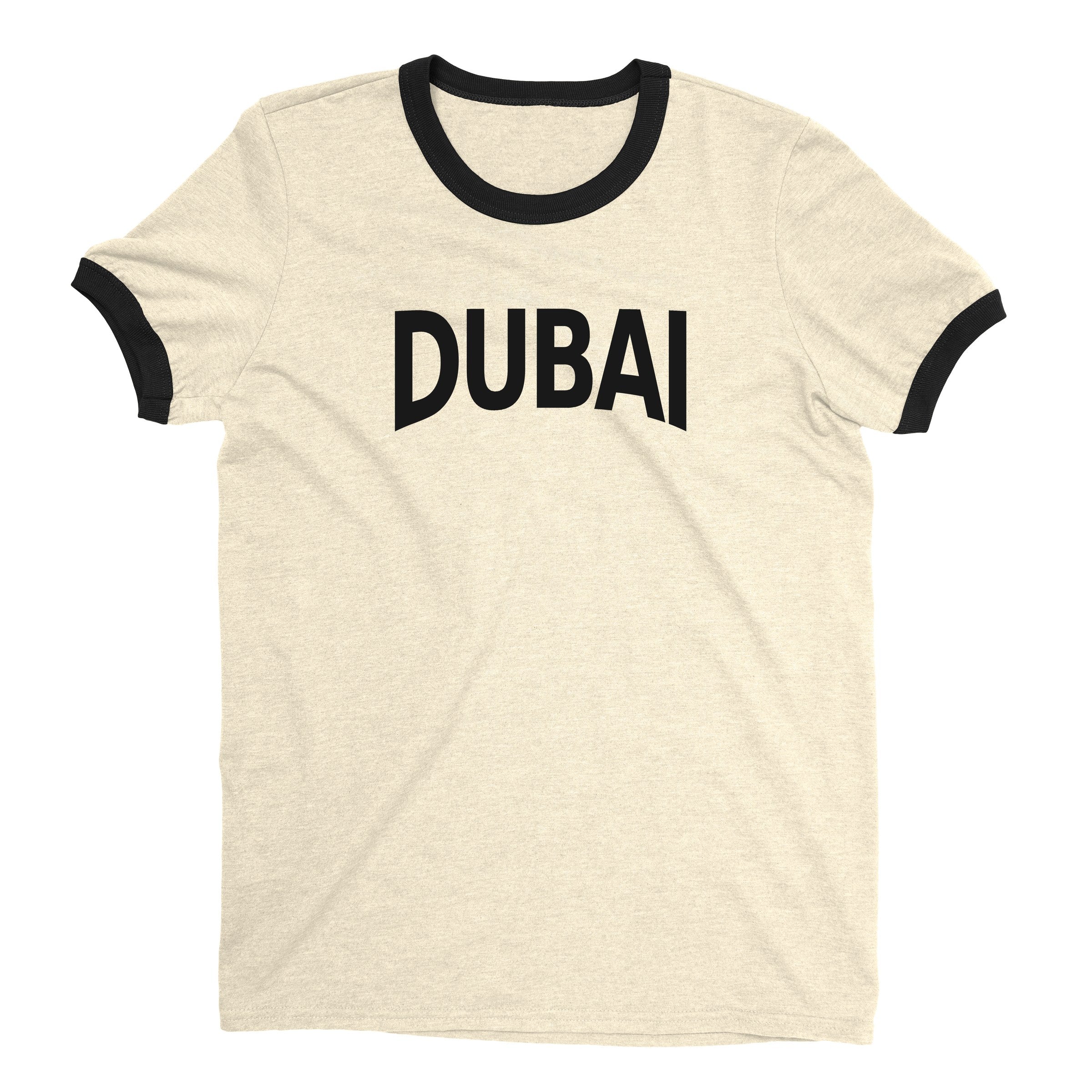 Dubai Ringer Tee — Natural