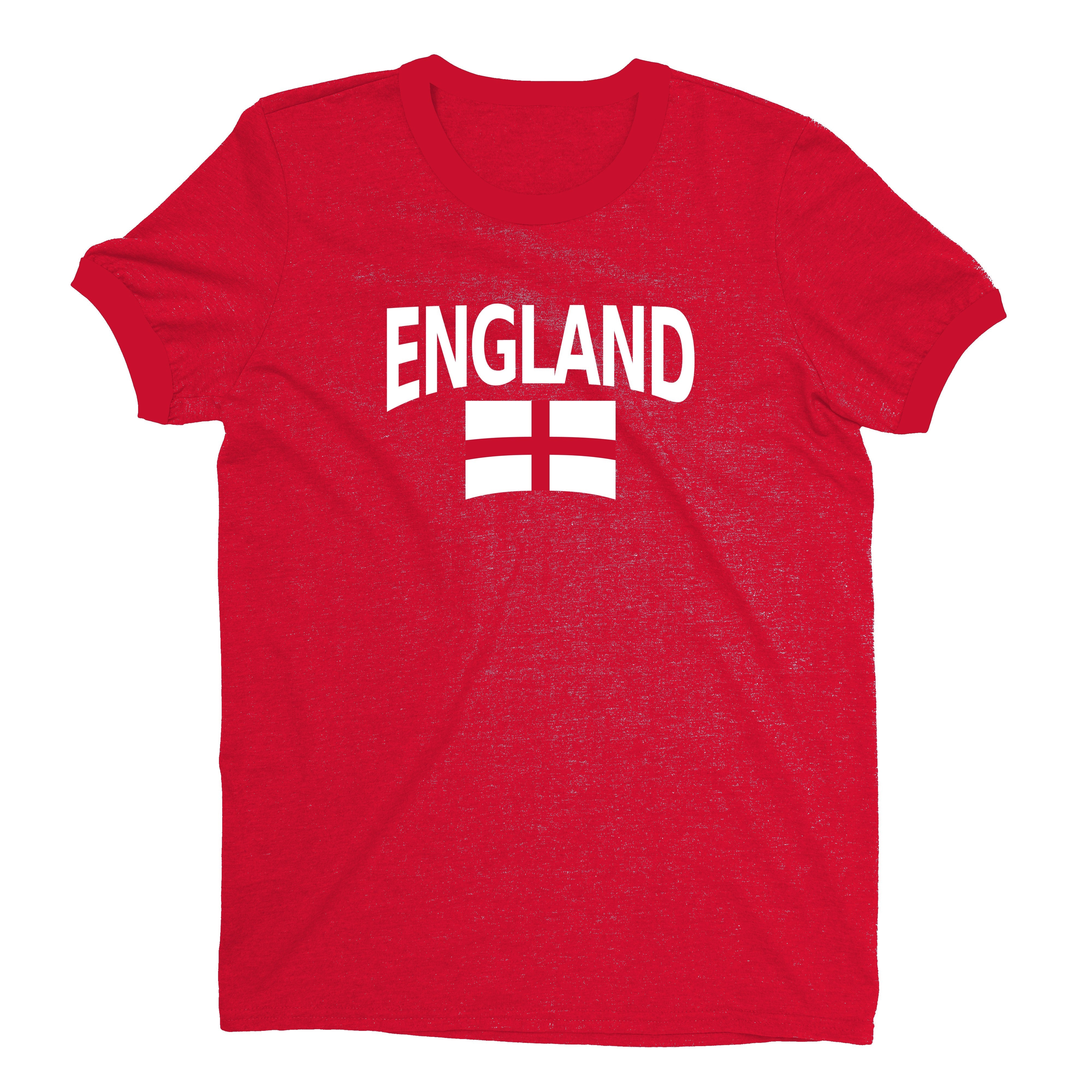 England World Cup Plain Tee Unisex T-Shirt -- NYC Factory - England Red