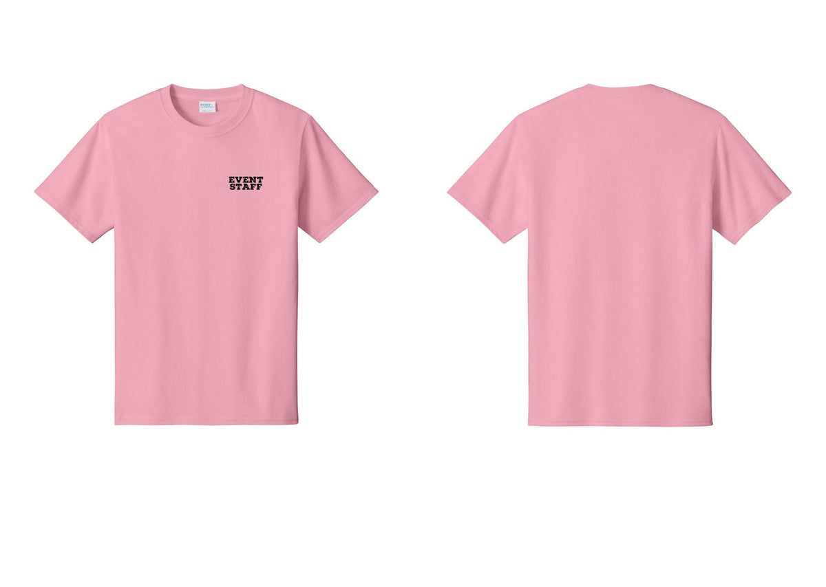 NYC Factory Event Staff T-Shirt - Chest Only - Candy Pink