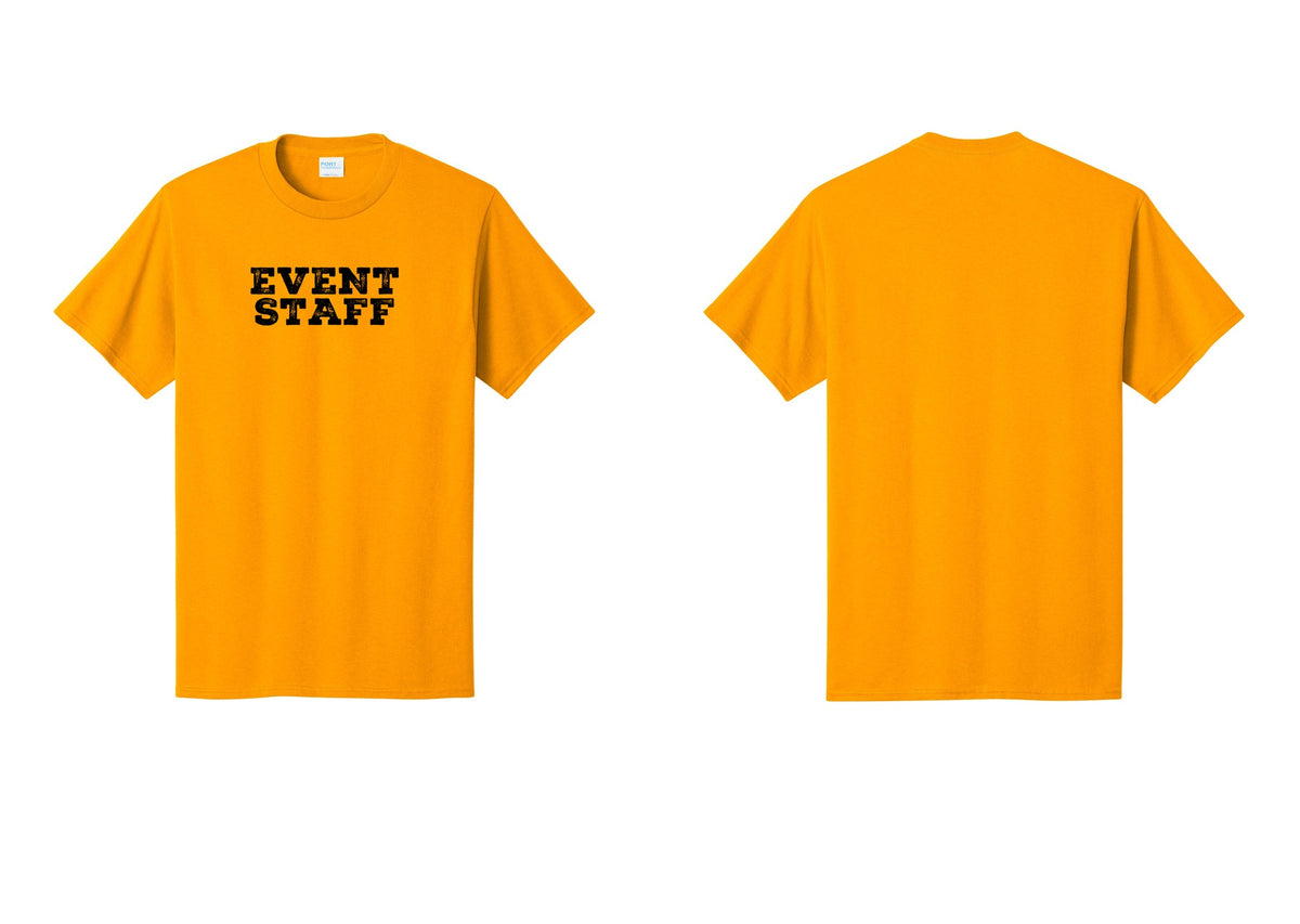 NYC Factory Event Staff T-Shirt - Front Only - Gold