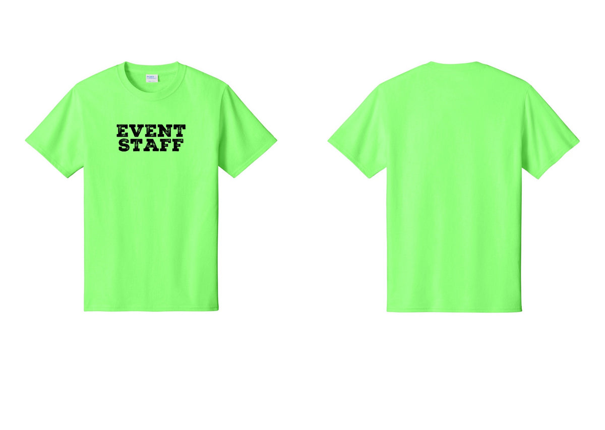 NYC Factory Event Staff T-Shirt - Front Only - Neon Green