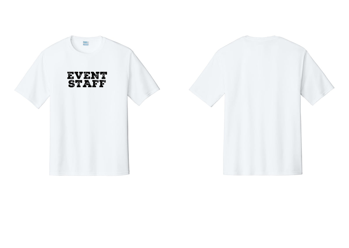 NYC Factory Event Staff Performance T-Shirt (Rustic) - Front Only - White