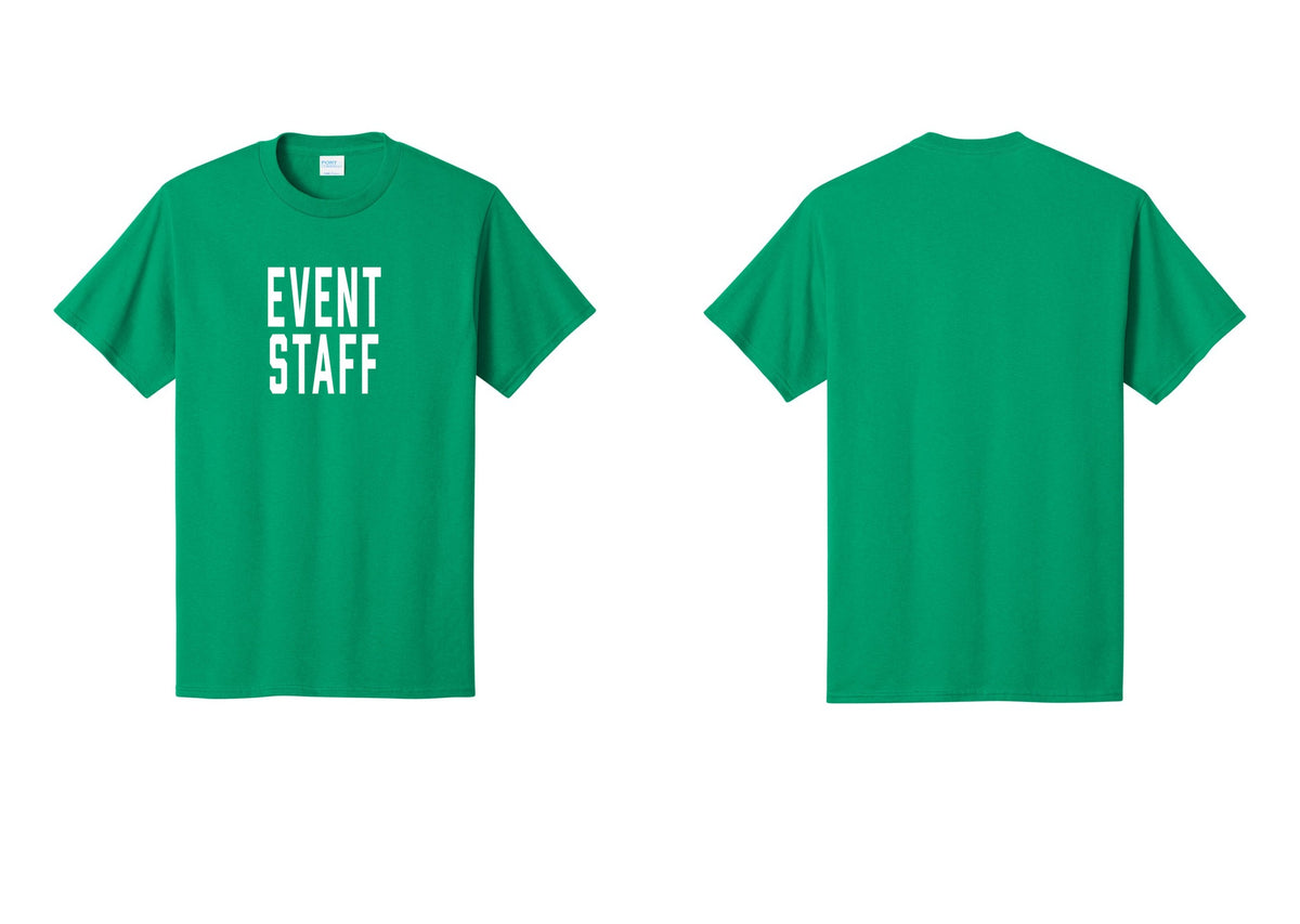 NYC Factory Event Staff T-Shirt, Condensed Lettering - Front Only - Kelly