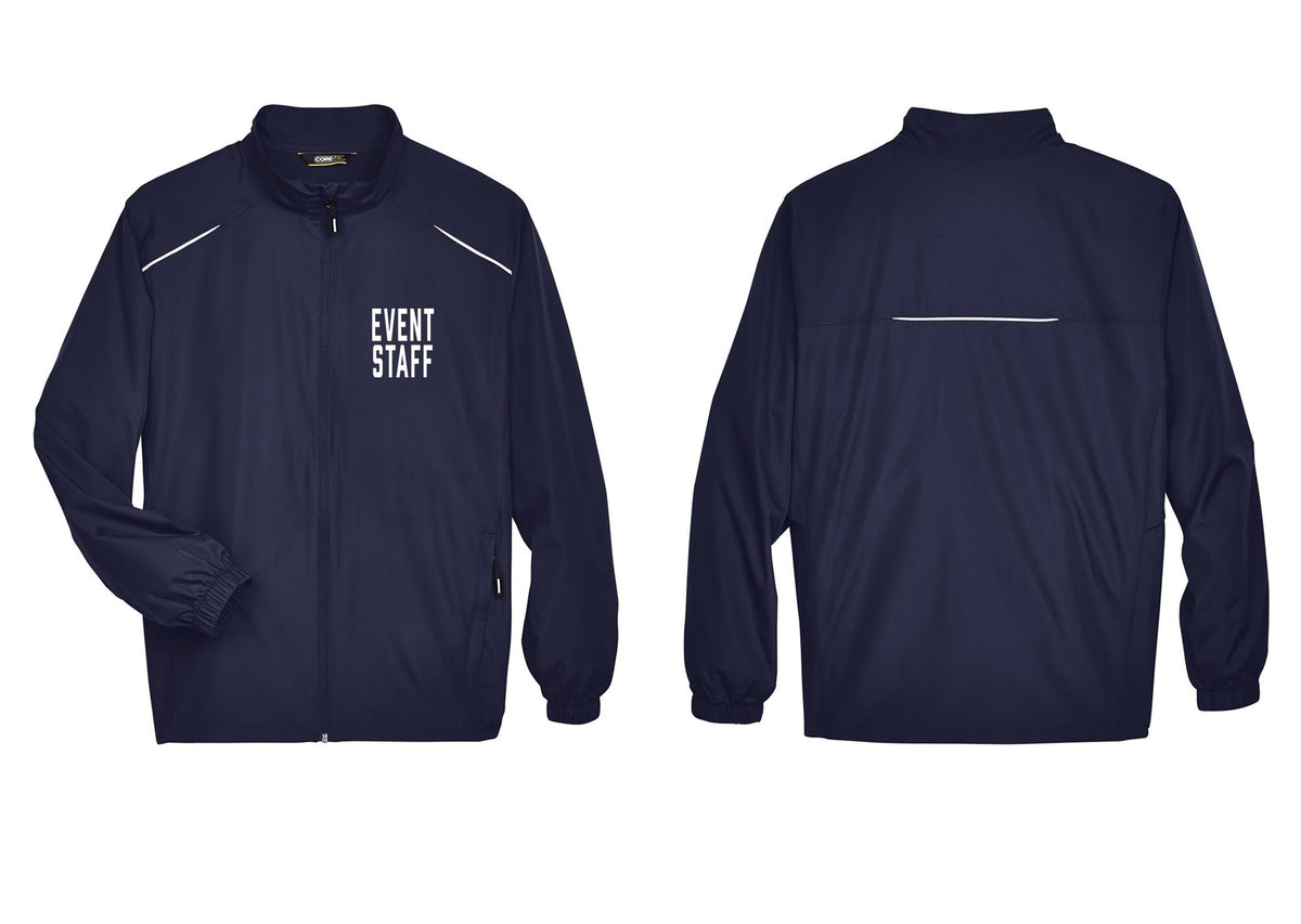NYC Factory Event Staff Reflective Lightweight Jacket (Classic) - Chest Only - Classic Navy