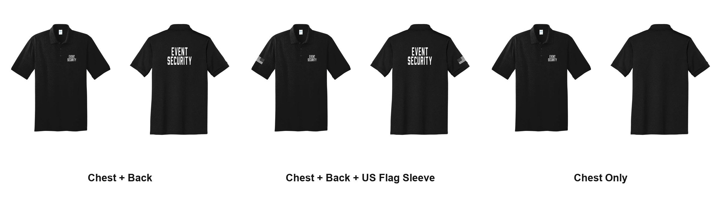 EVENT SECURITY print layouts