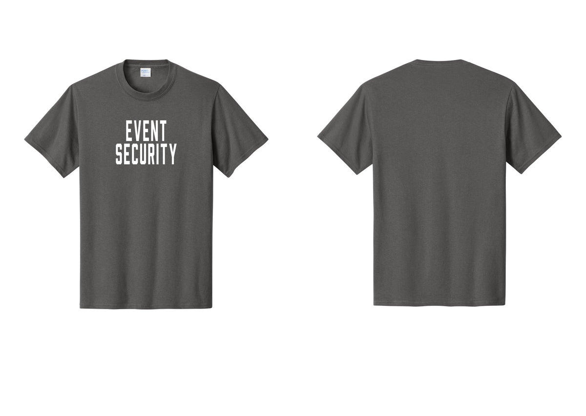 NYC Factory Event Security T-Shirt for Venues & Crowd Management (Classic) - Front Only - Charcoal