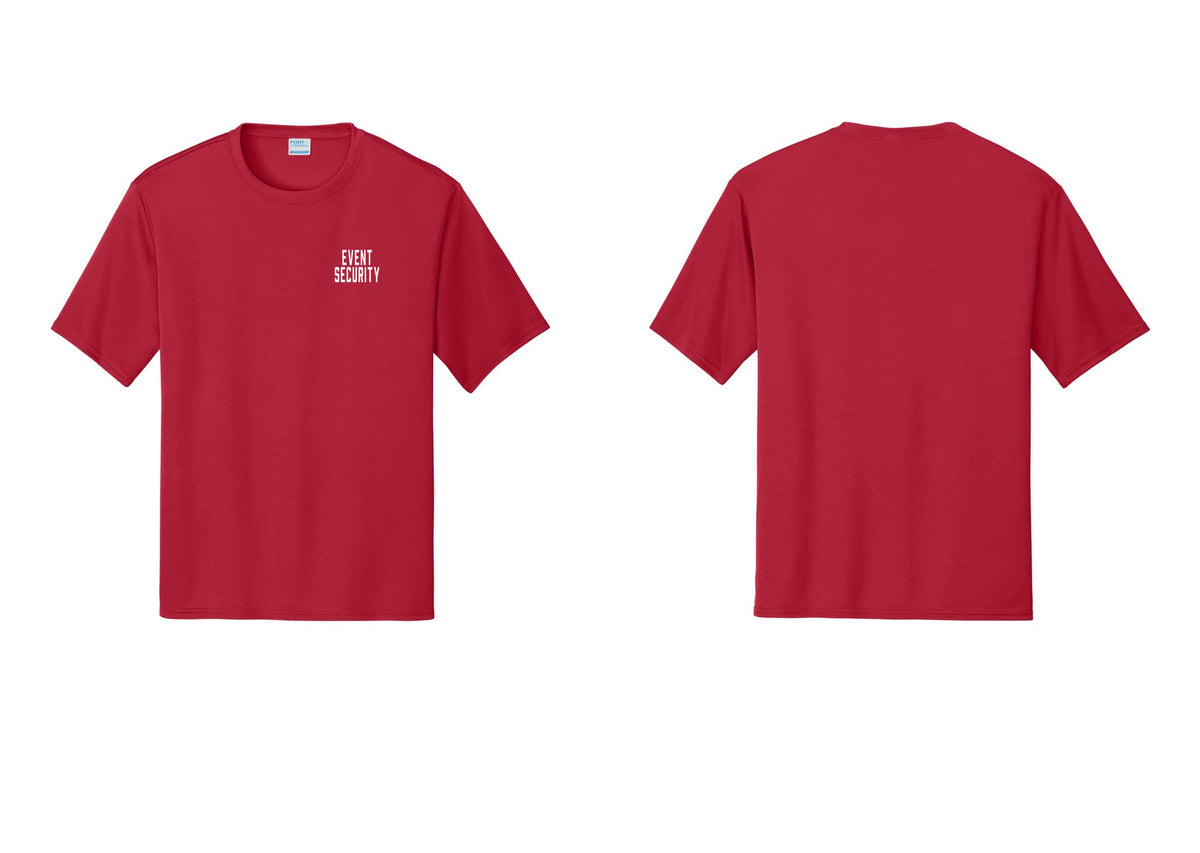 NYC Factory Event Security Performance T-Shirt (Classic) - Chest Only - Red