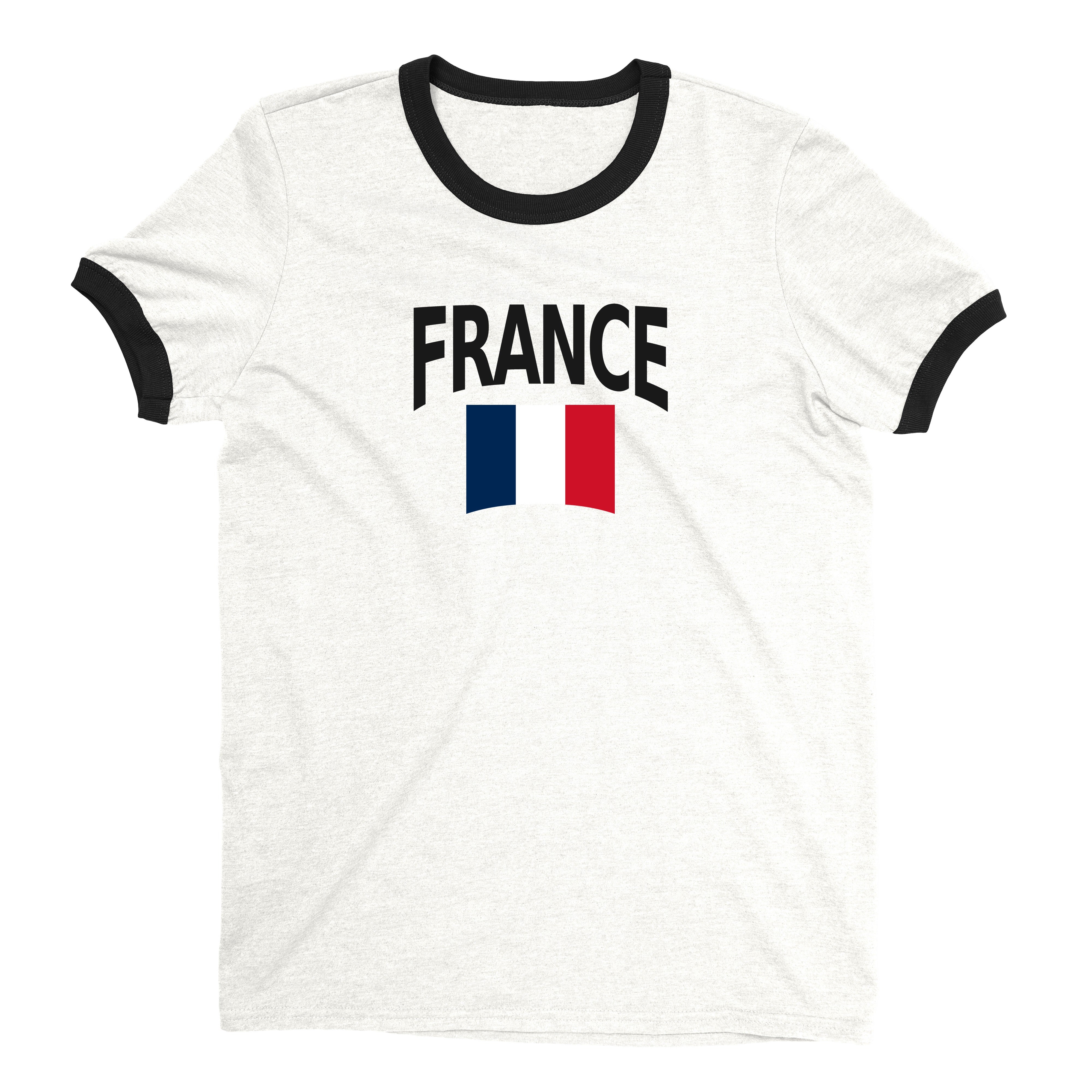 France World Cup Ringer Tee Unisex T-Shirt -- NYC Factory