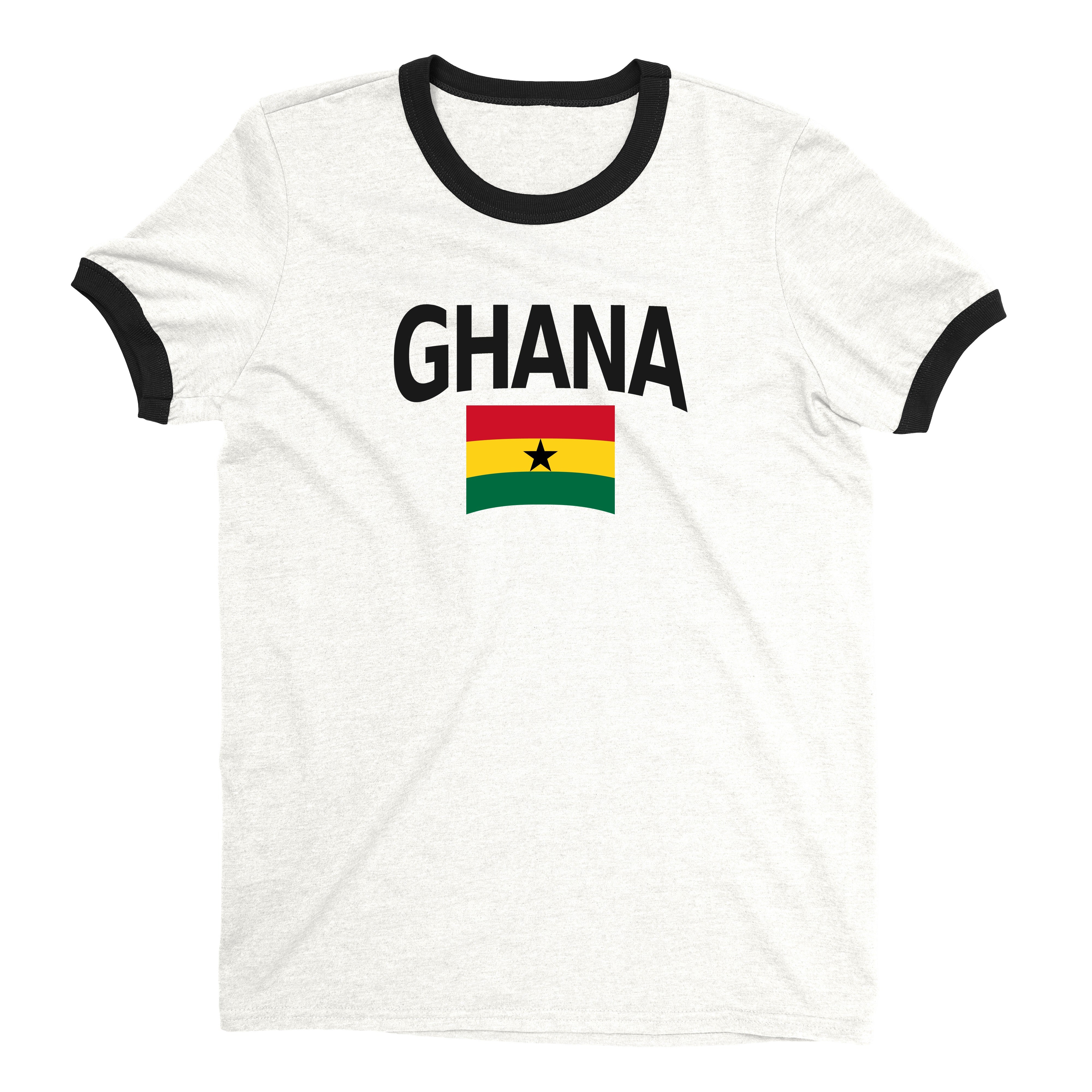 Ghana World Cup Ringer Tee Unisex T-Shirt -- NYC Factory