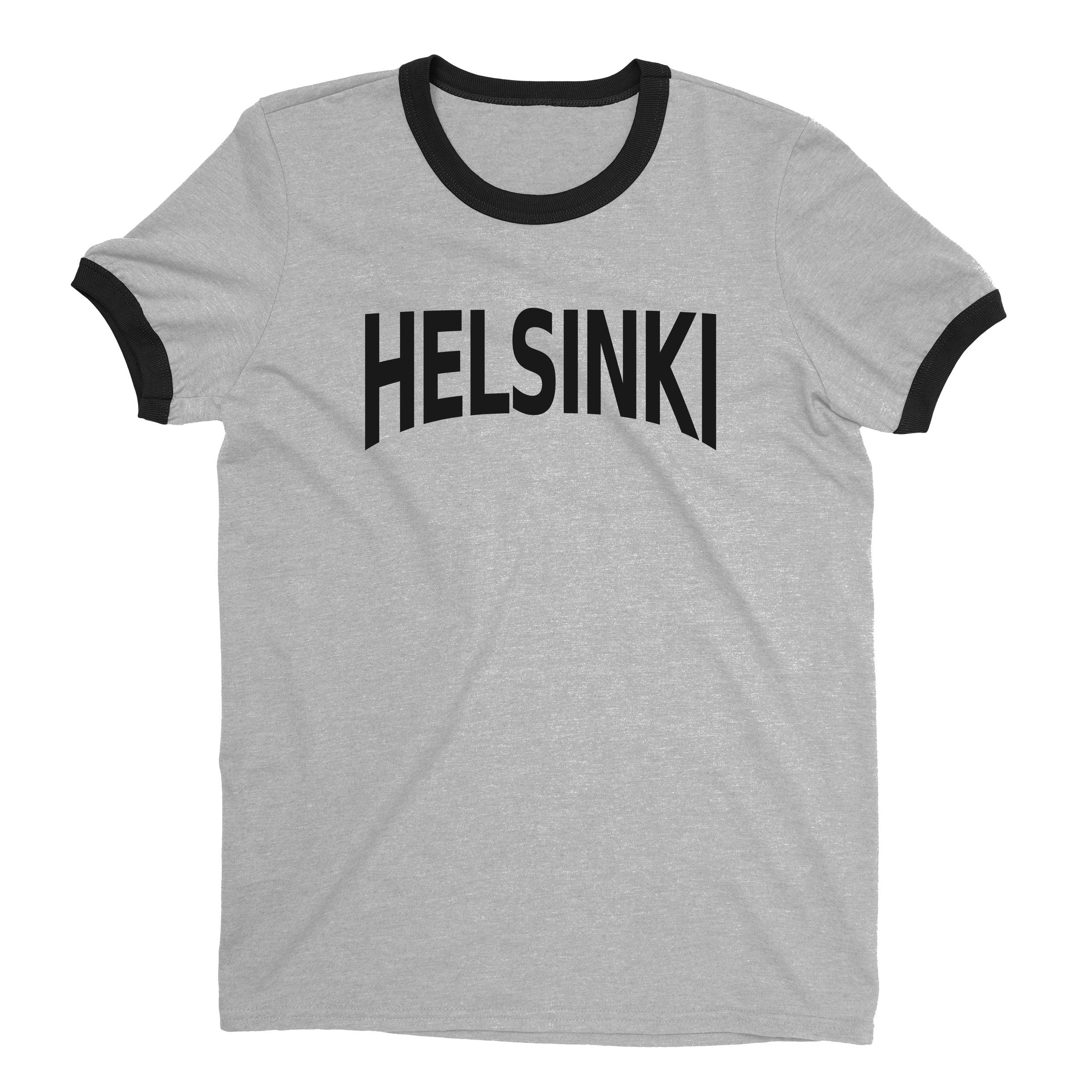 Helsinki Ringer Tee — Heather Gray
