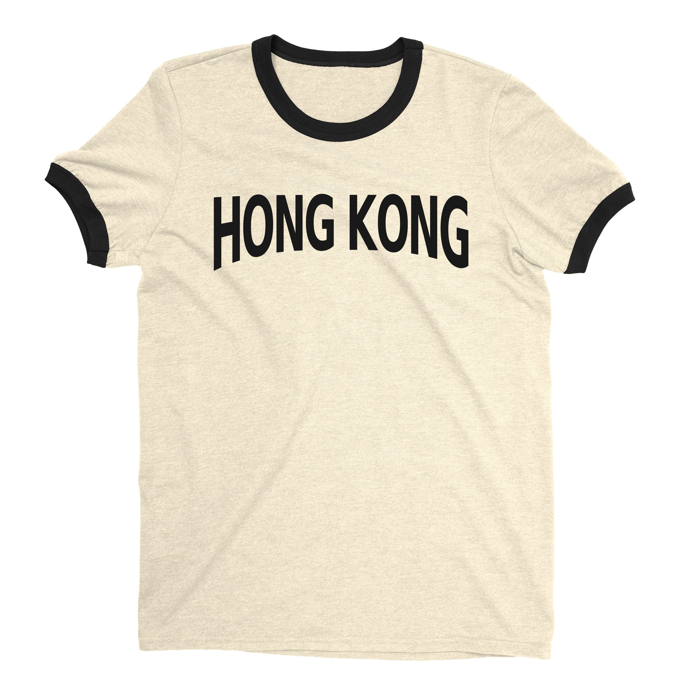 Hong Kong Ringer Tee — Natural