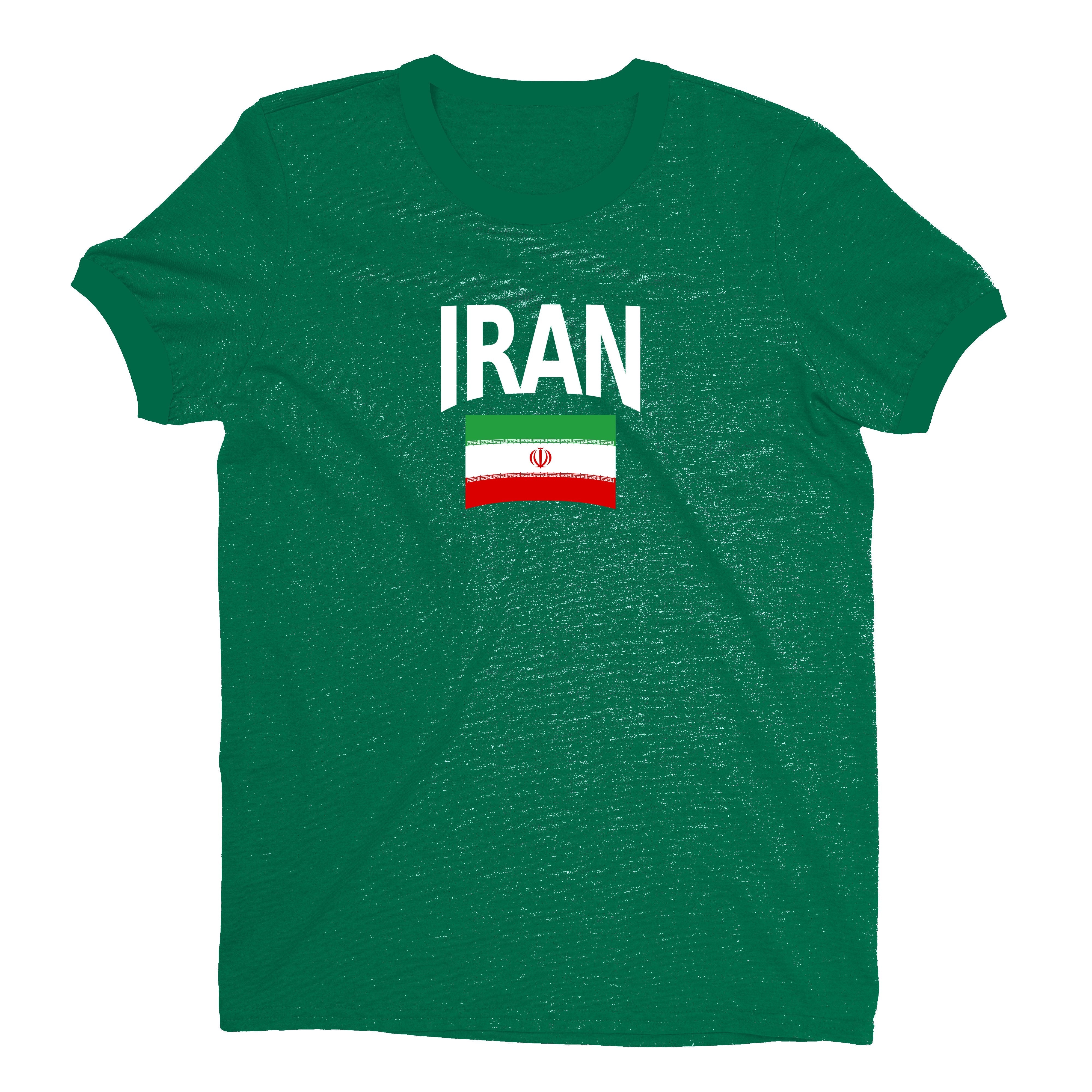 Iran World Cup Plain Tee Unisex T-Shirt -- NYC Factory - Green