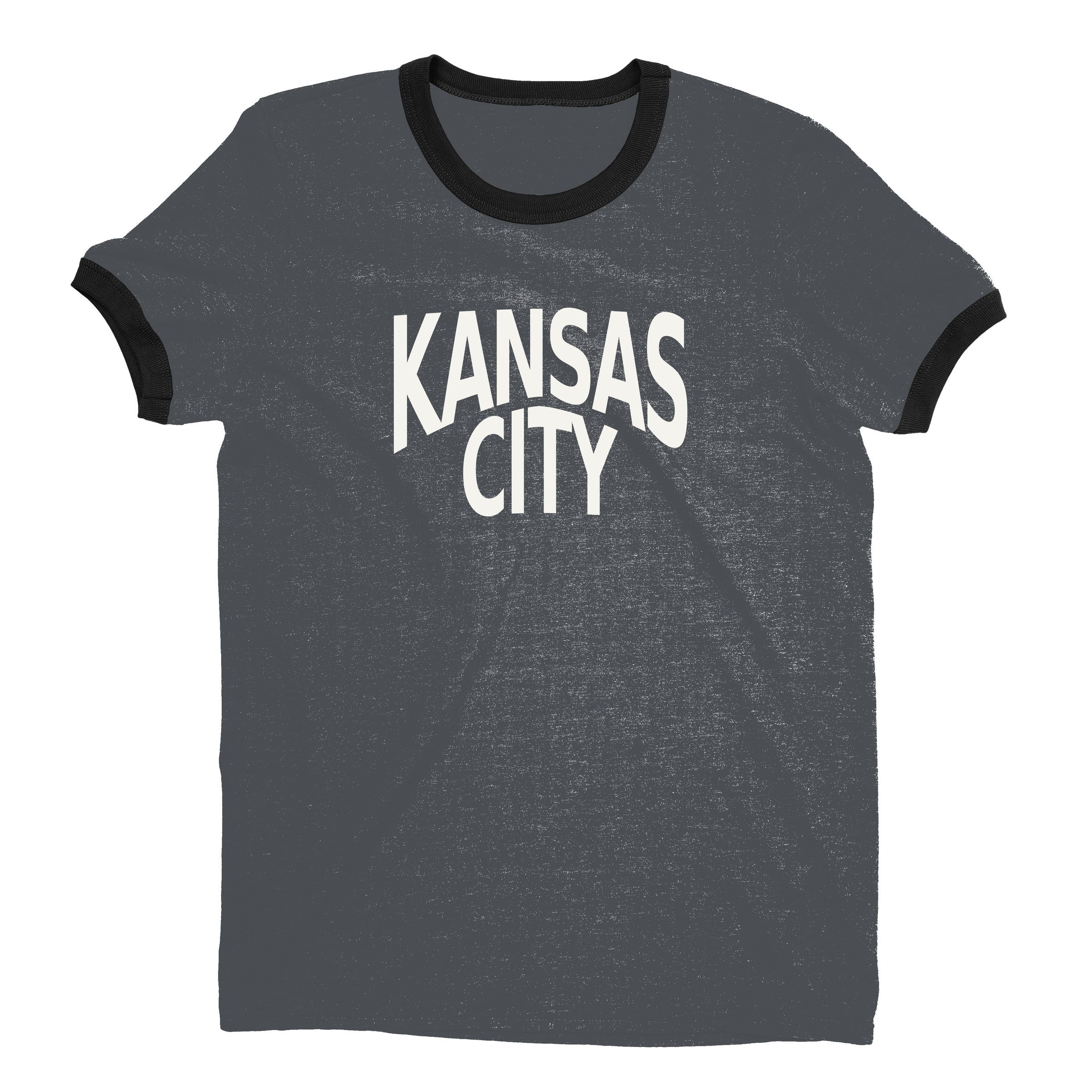 Kansas City Ringer Tee — Dark Heather
