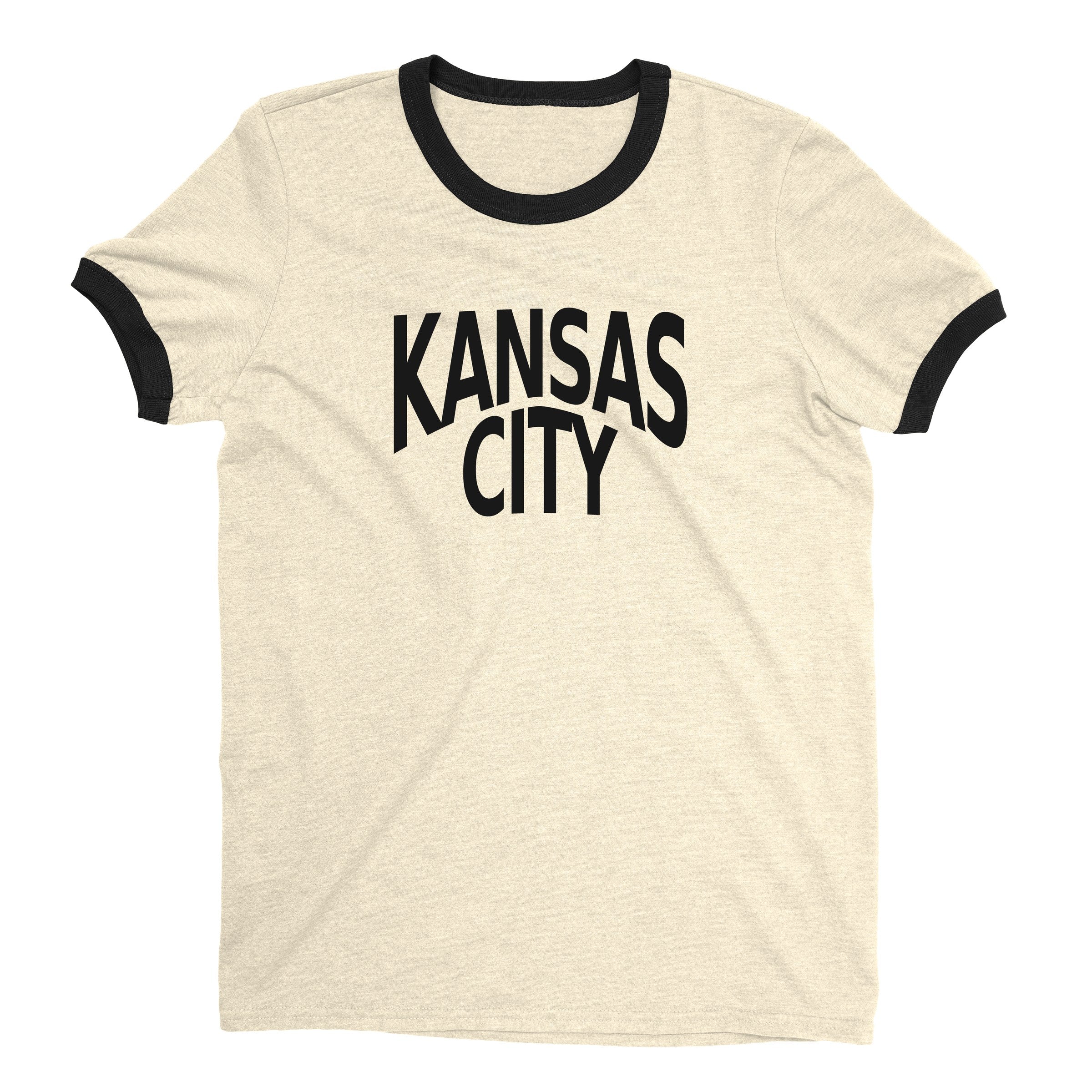 Kansas City Ringer Tee — Natural