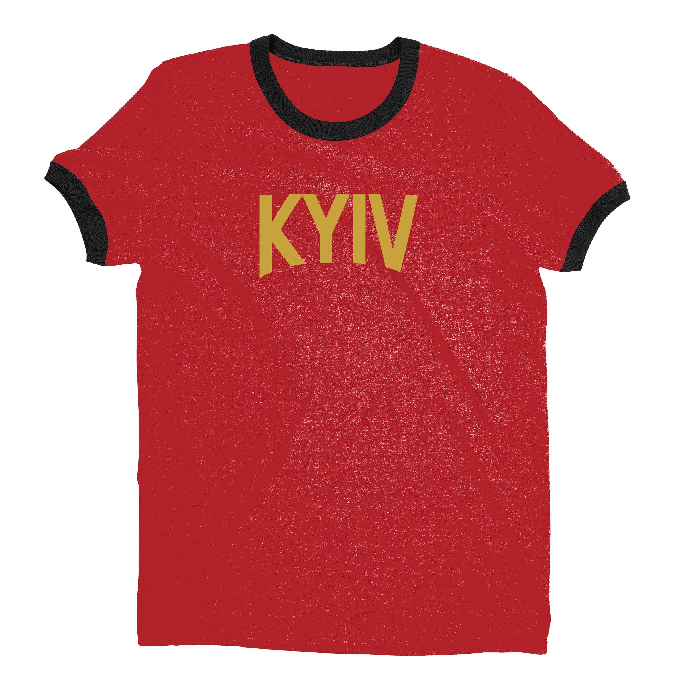 Kyiv Ringer Tee — Red