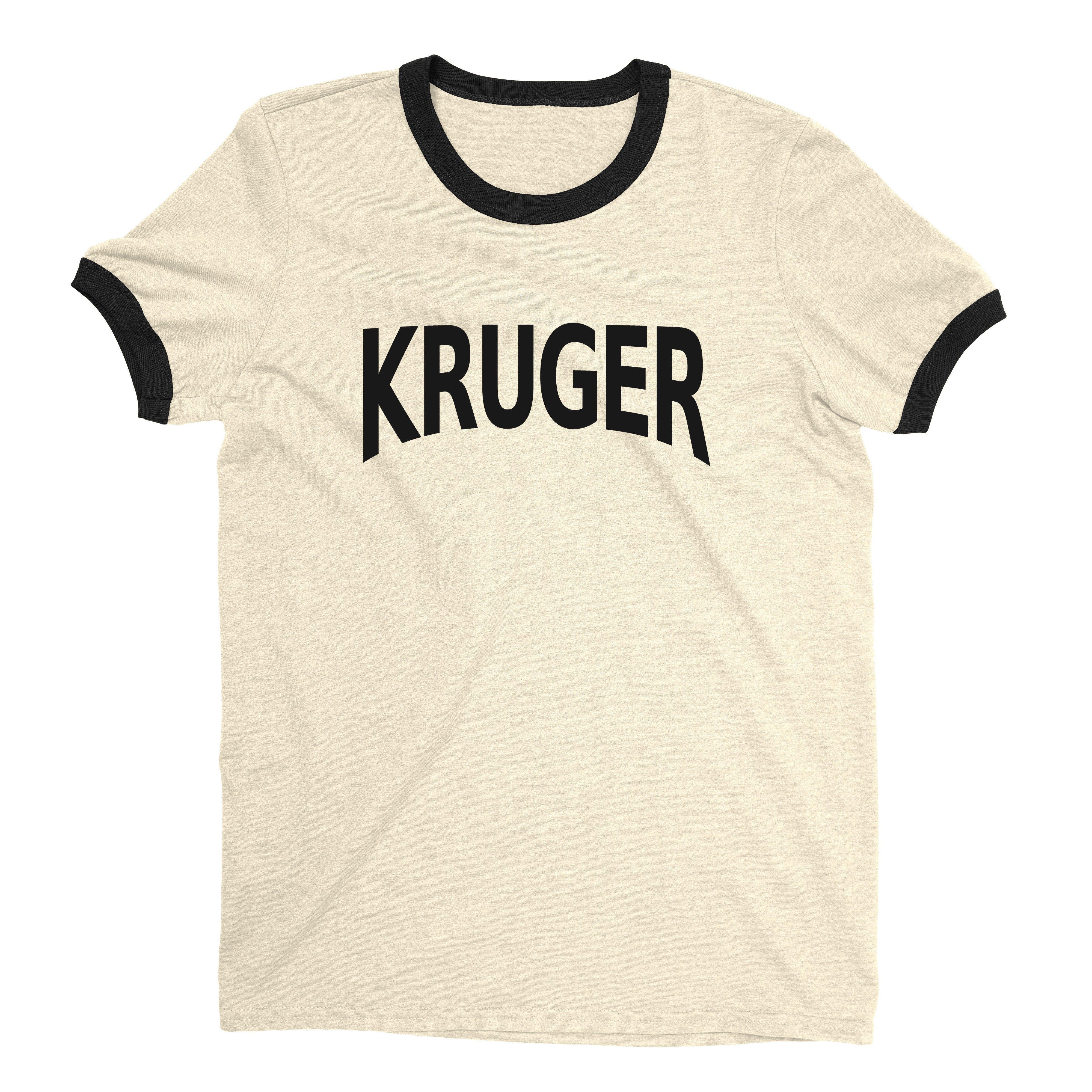 Kruger National Park Ringer Tee Retro Style Men's T-Shirt - NYC Factory - Natural