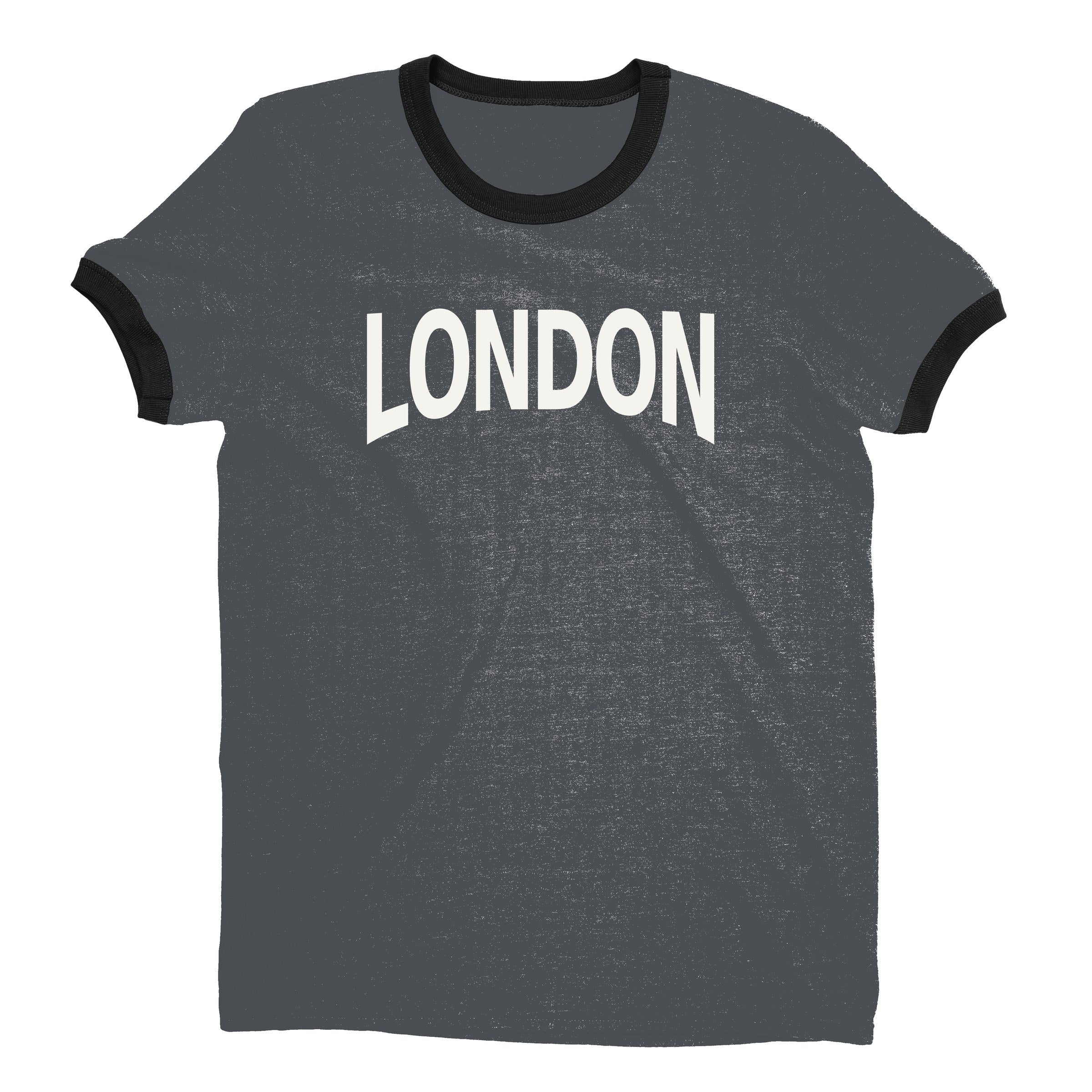 London Ringer Tee — Dark Heather