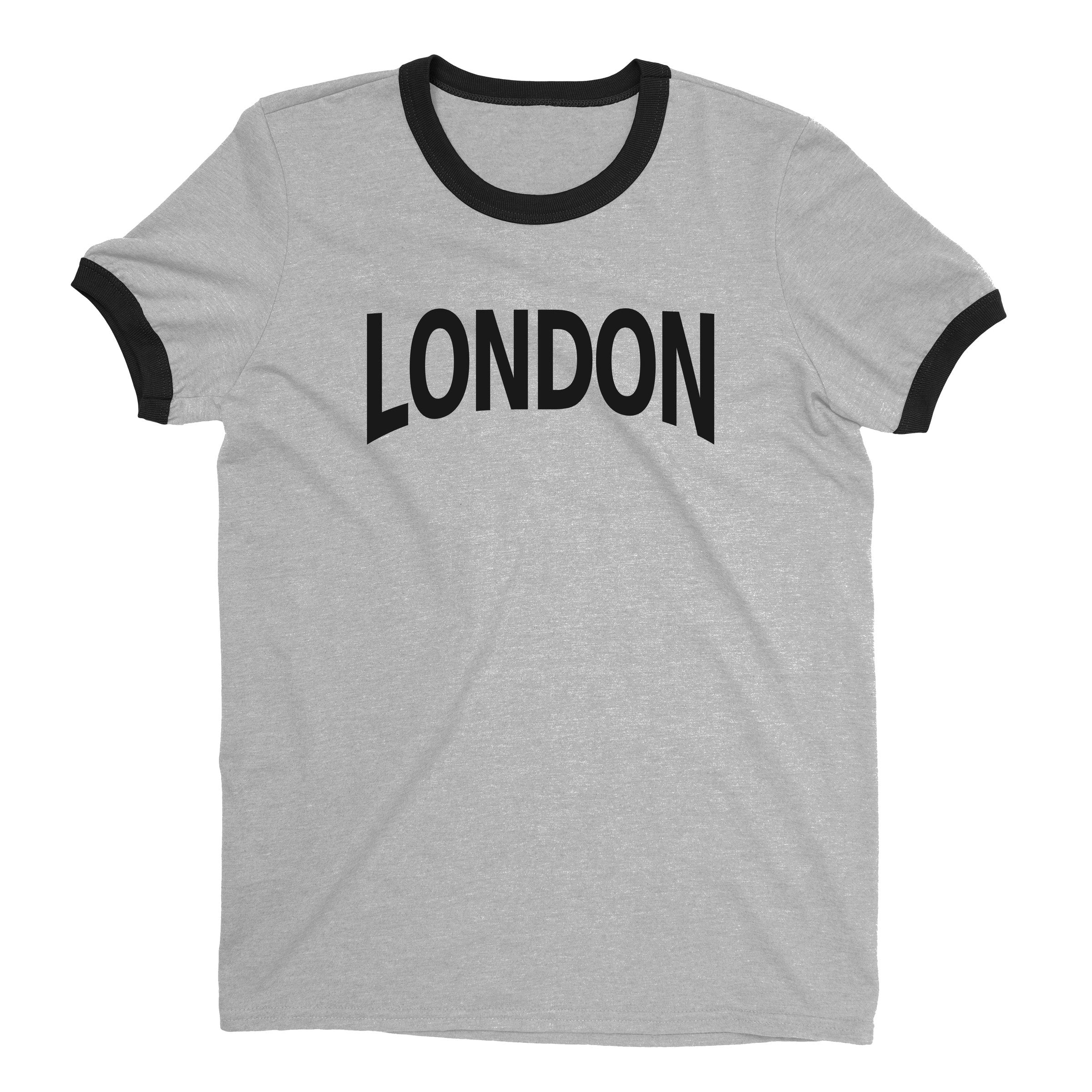 London Ringer Tee — Heather Gray
