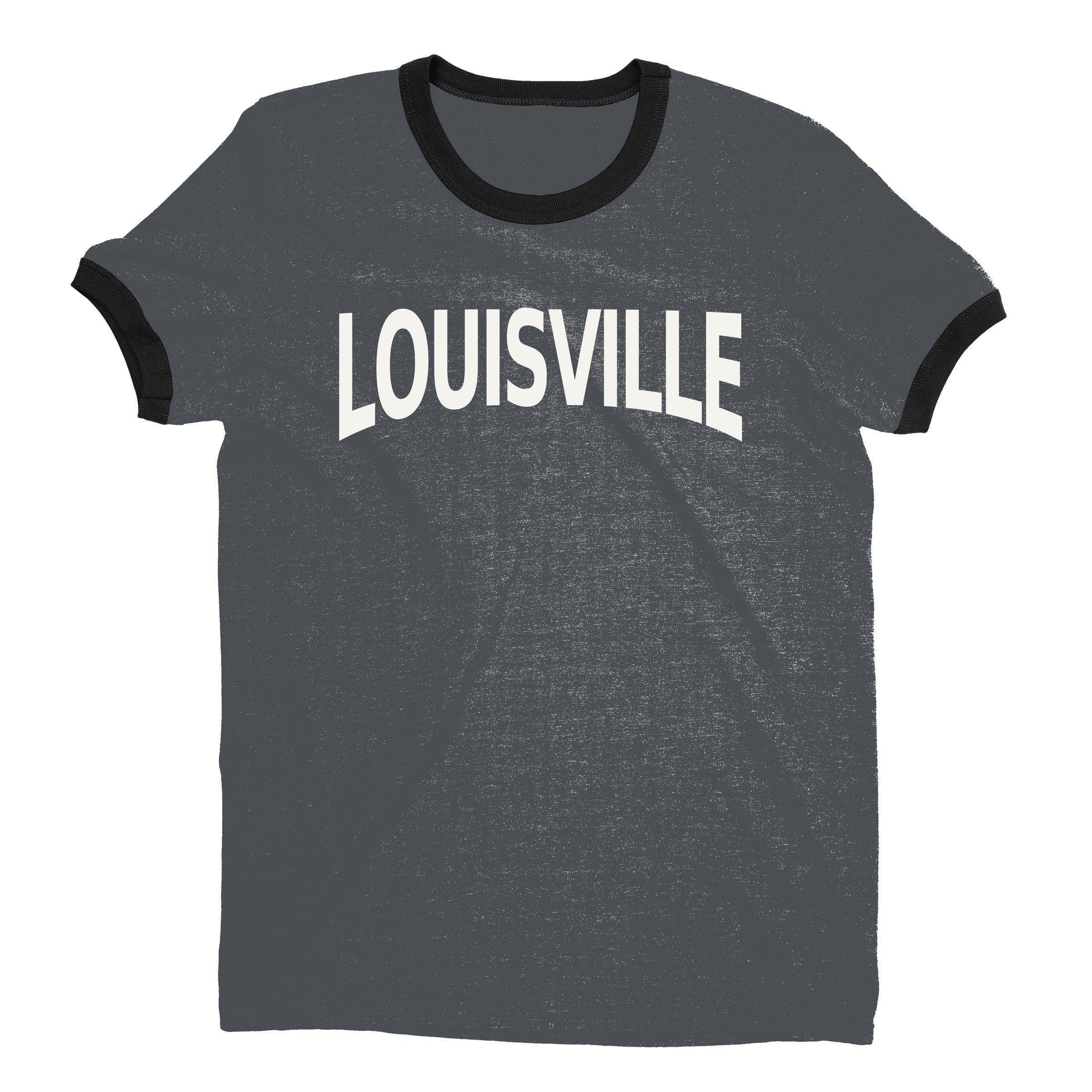 Louisville Ringer Tee — Dark Heather