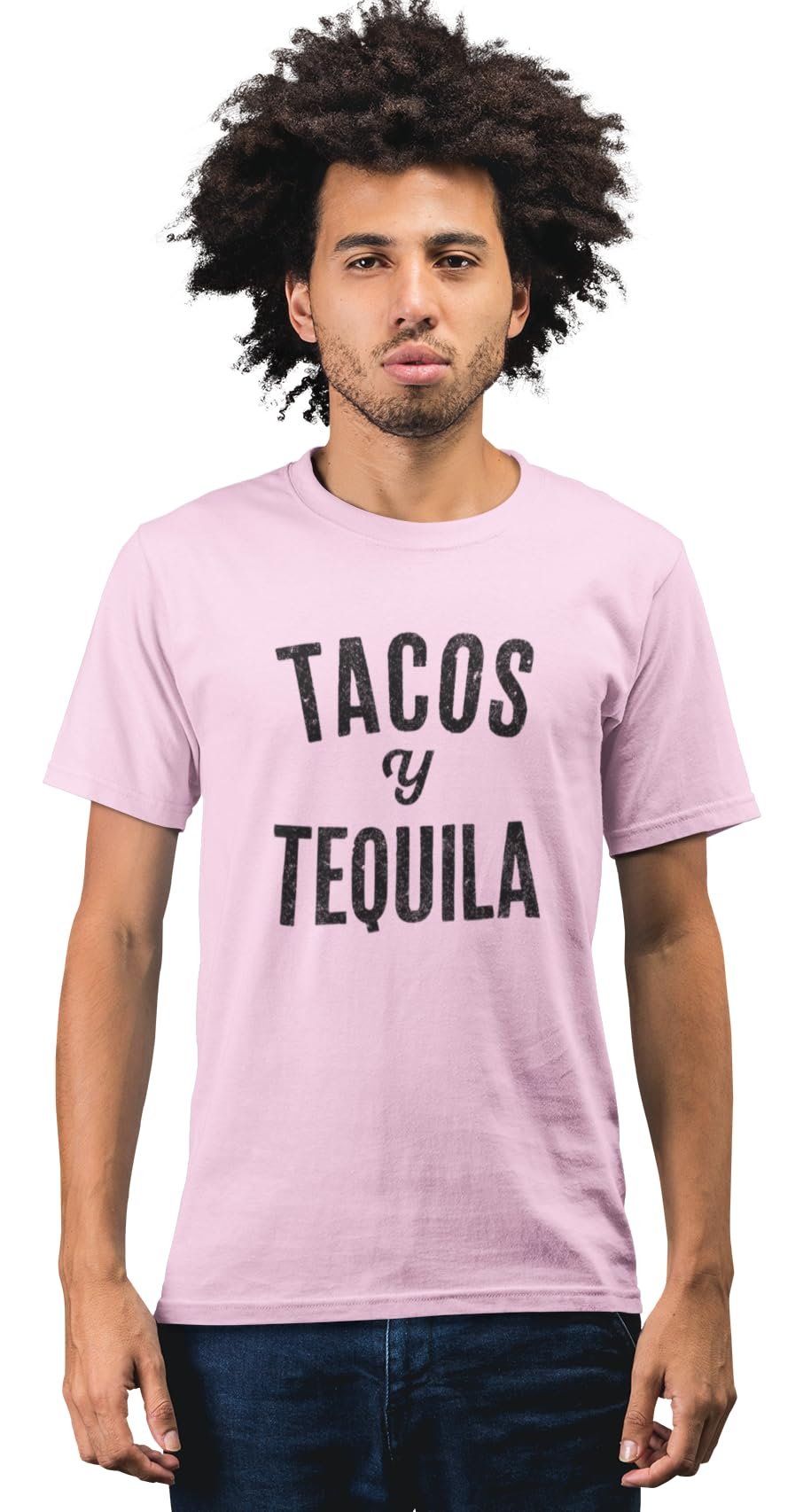 Men's Cinco De Mayo T-Shirt Taco Y Tequila Tee Short Sleeve