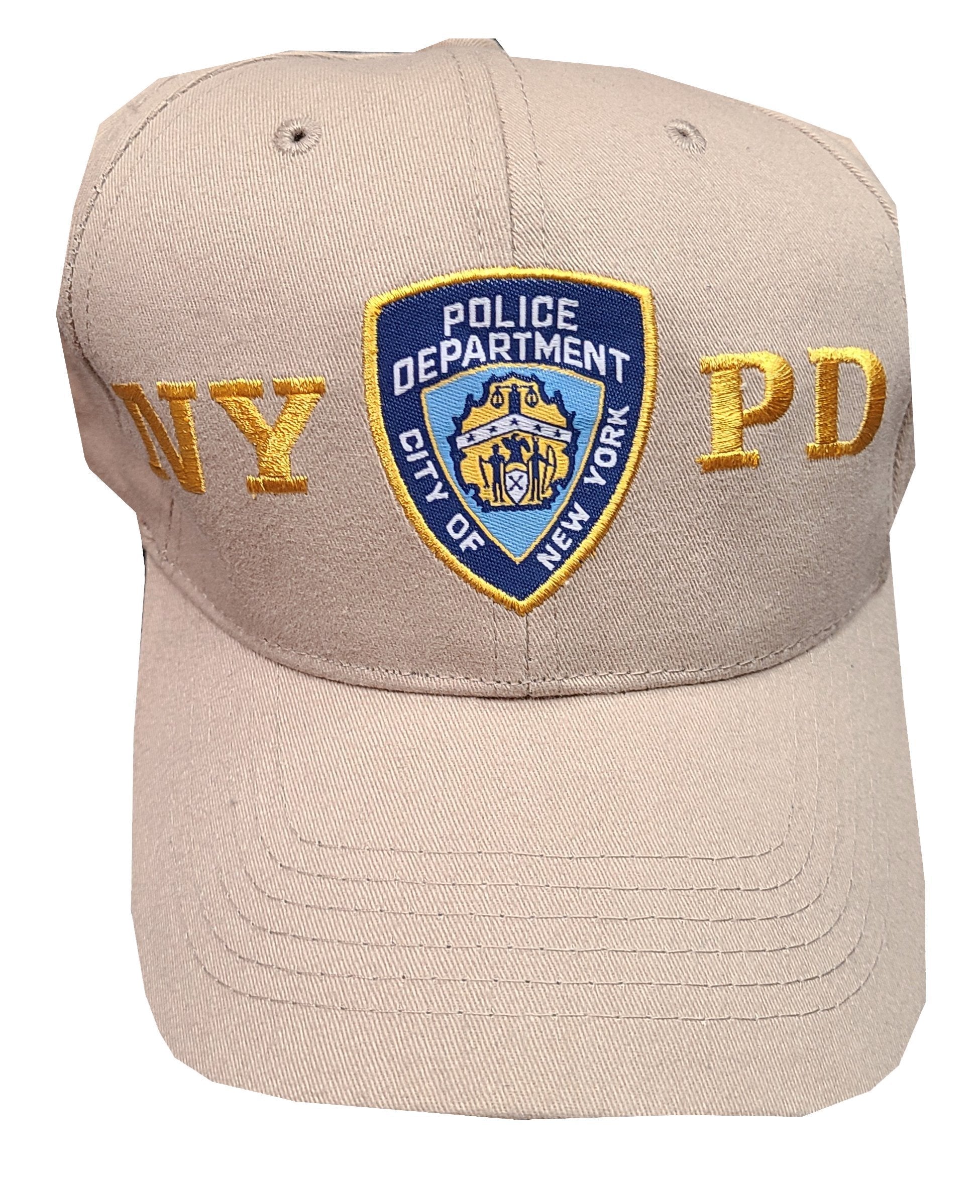 Men's NYPD Baseball Hats (Light Blue, 3d Letters)