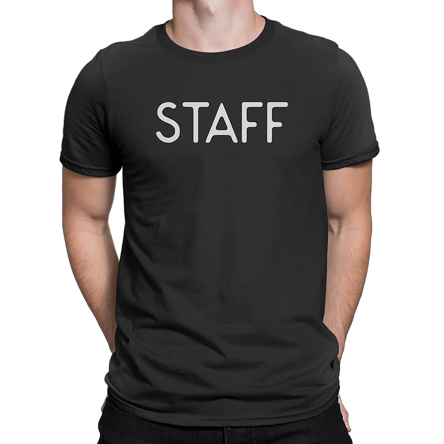 NYC FACTORY Staff T-Shirt Screen Printed Tee Printed Front & Back Staff Event Shirt - NYC Factory