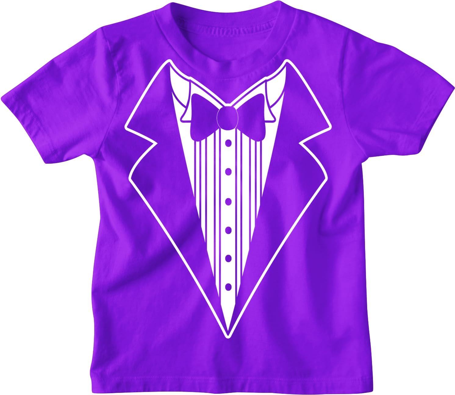 Kids Funny Tuxedo Tee T-Shirt Boys & Girls Formal Tux Tee Youth