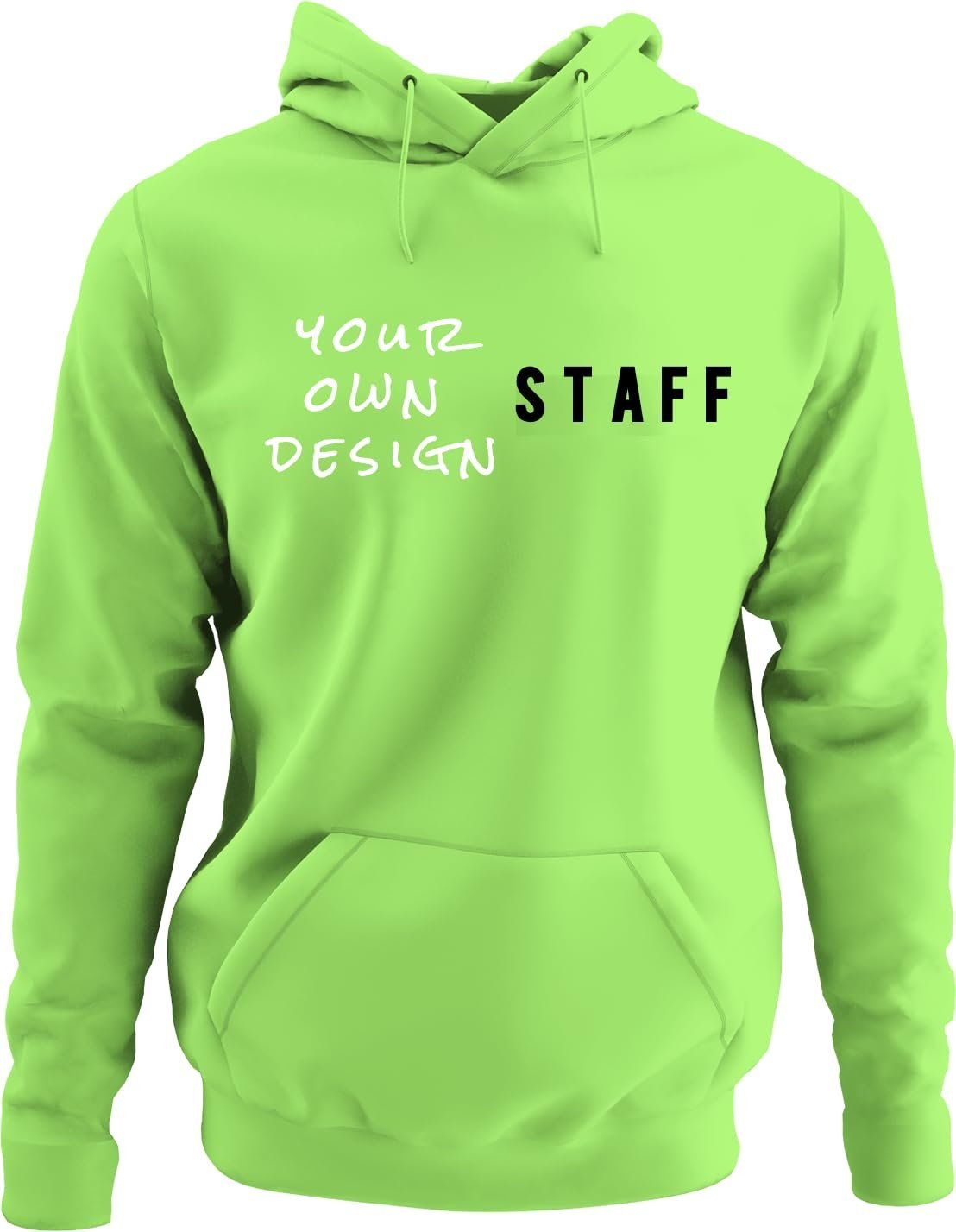 NYC FACTORY Mens EVENT STAFF Cotton Fleece Pullover Hoodie Sweatshirt - NYC Factory