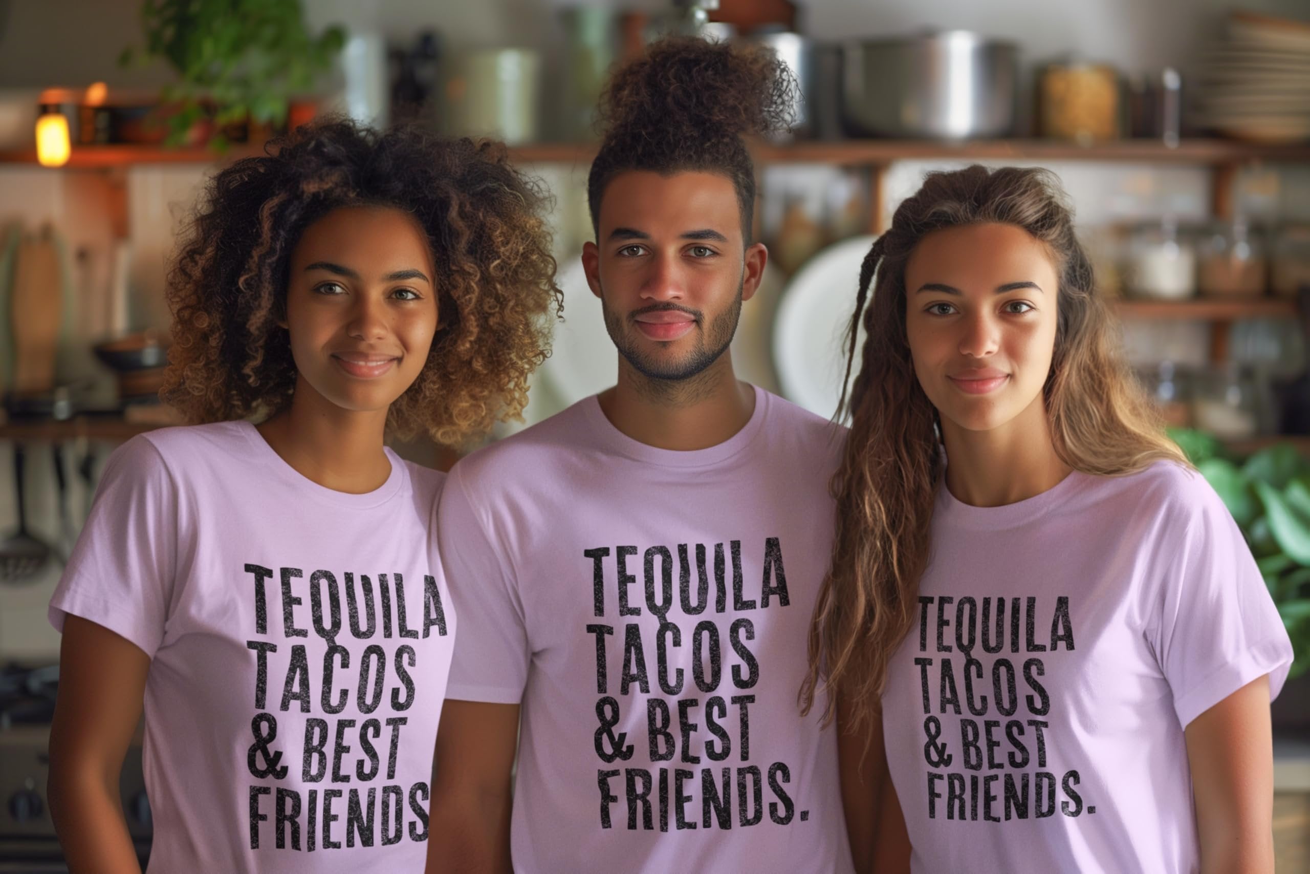 Men's Cinco De Mayo T-Shirt Taco Y Tequila Tee Short Sleeve