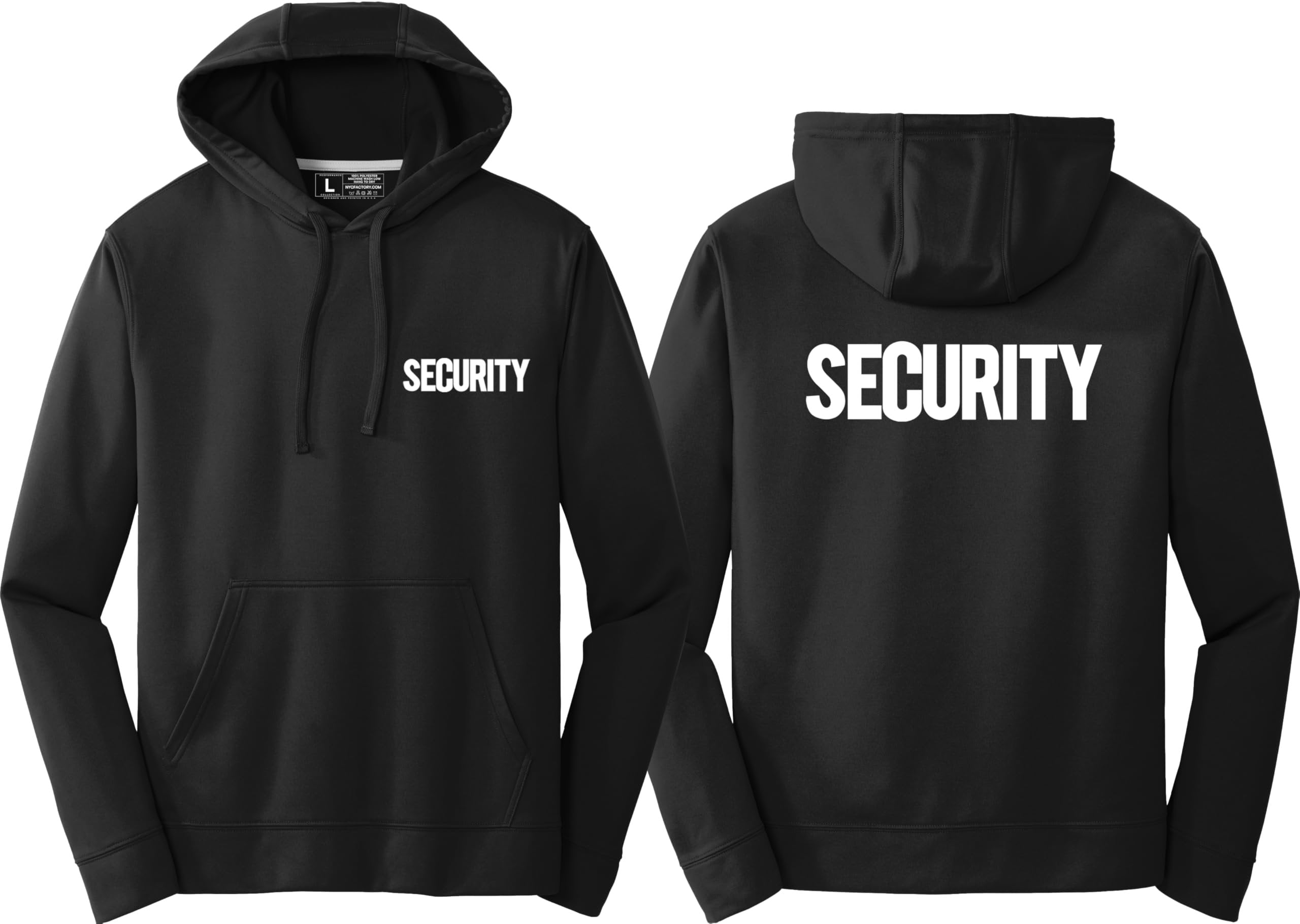 Men's Performance Security Hooded Fleece Pullover Hoodie Sweatshirt