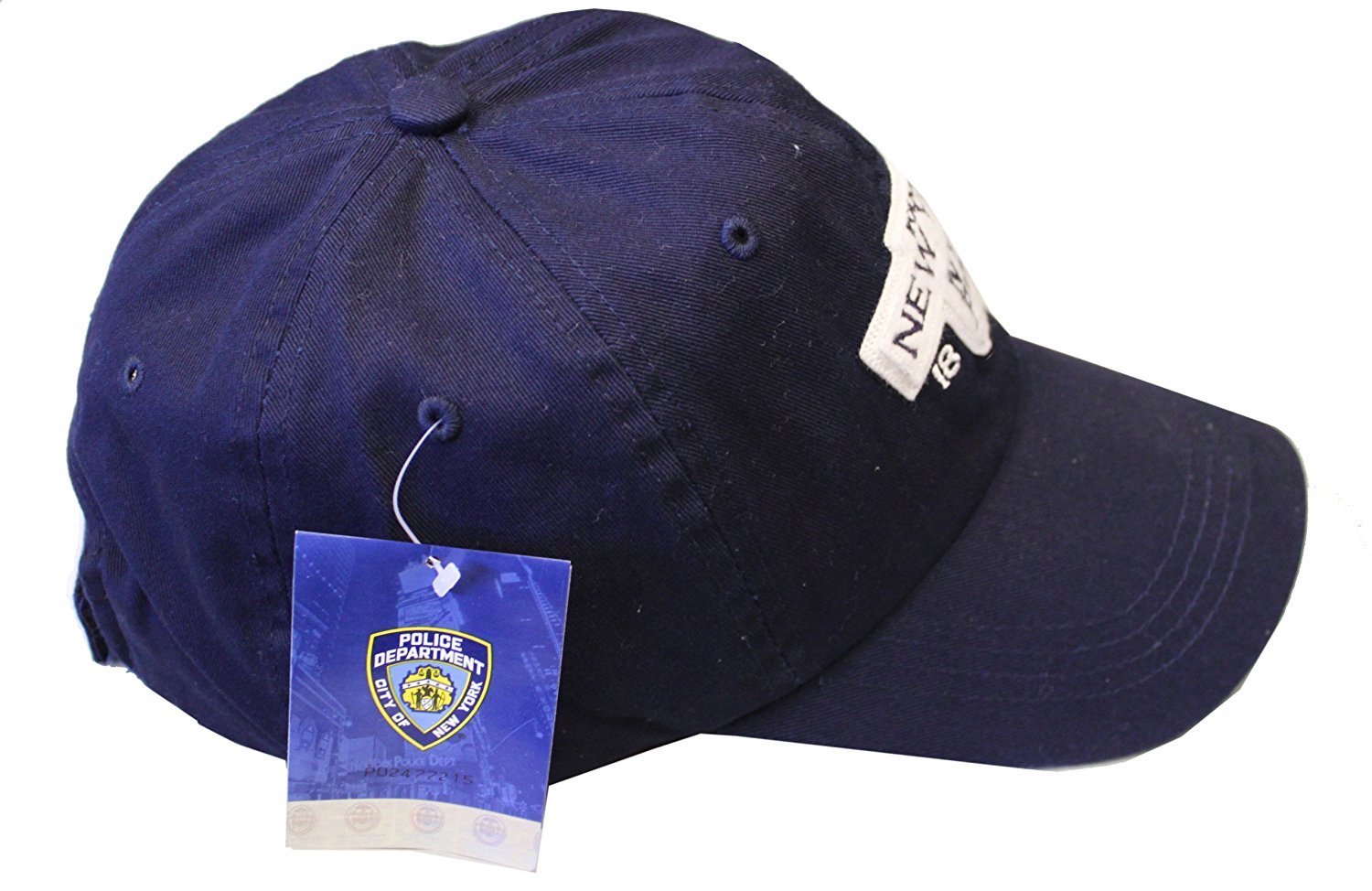 Men's NYPD Baseball Hats (Light Blue, 3d Letters)