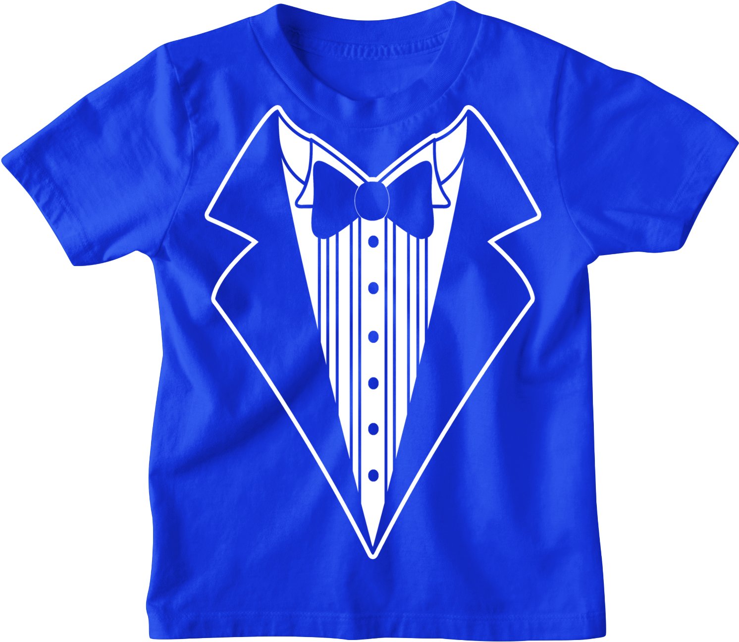 Kids Funny Tuxedo Tee T-Shirt Boys & Girls Formal Tux Tee Youth