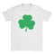 NYC FACTORY USA Screen Printed Shamrock Youth T-Shirt Distressed Tee Kids Irish Green