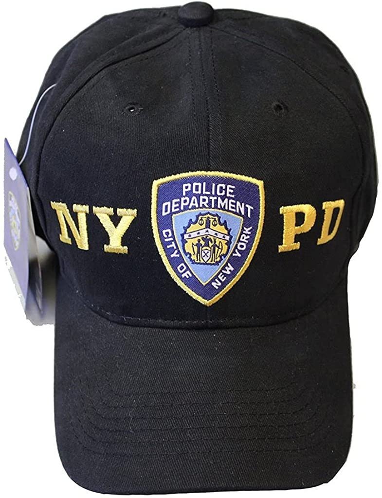 Men's NYPD Baseball Hats (Light Blue, 3d Letters)