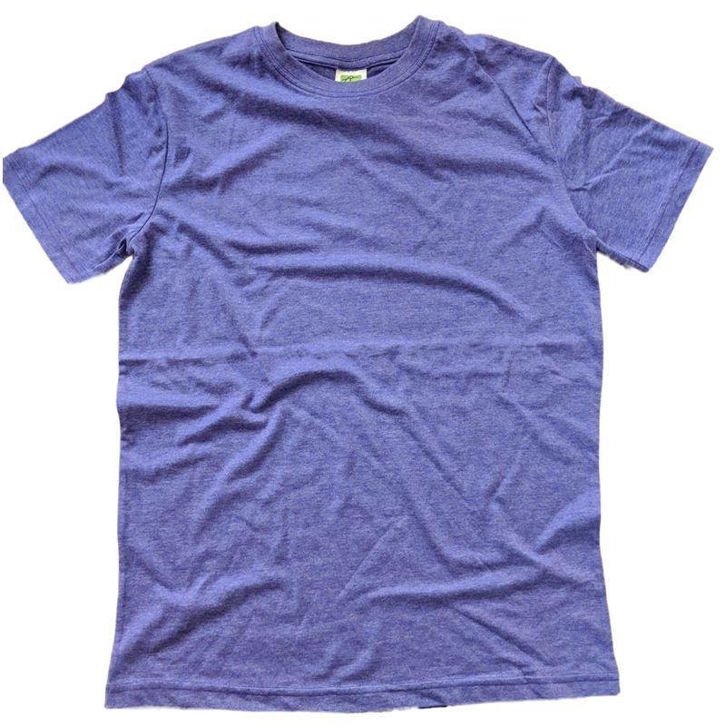 Tulo Garn Mens Heather Color Cotton Blend Tee