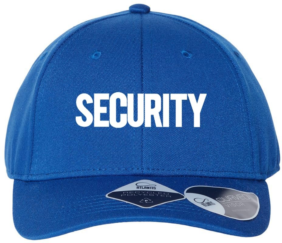 NYC FACTORY Security Baseball Caps Mesh Staff Trucker Hats Coaching Uniform