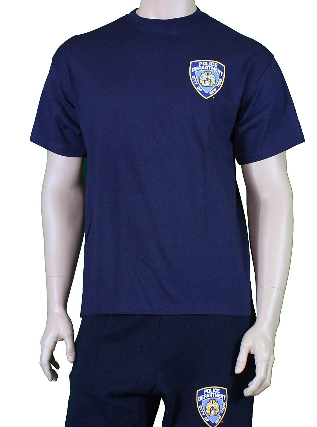 NYPD Short Sleeve New York Finest Back T-Shirt Navy